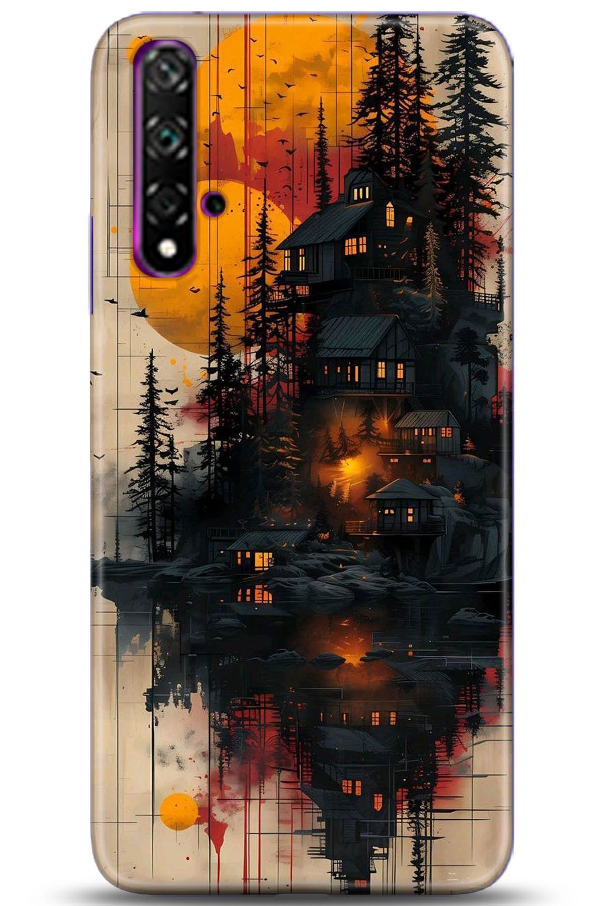 Honor 20 Kılıf HD Baskılı Kılıf - Followed Institution 5292