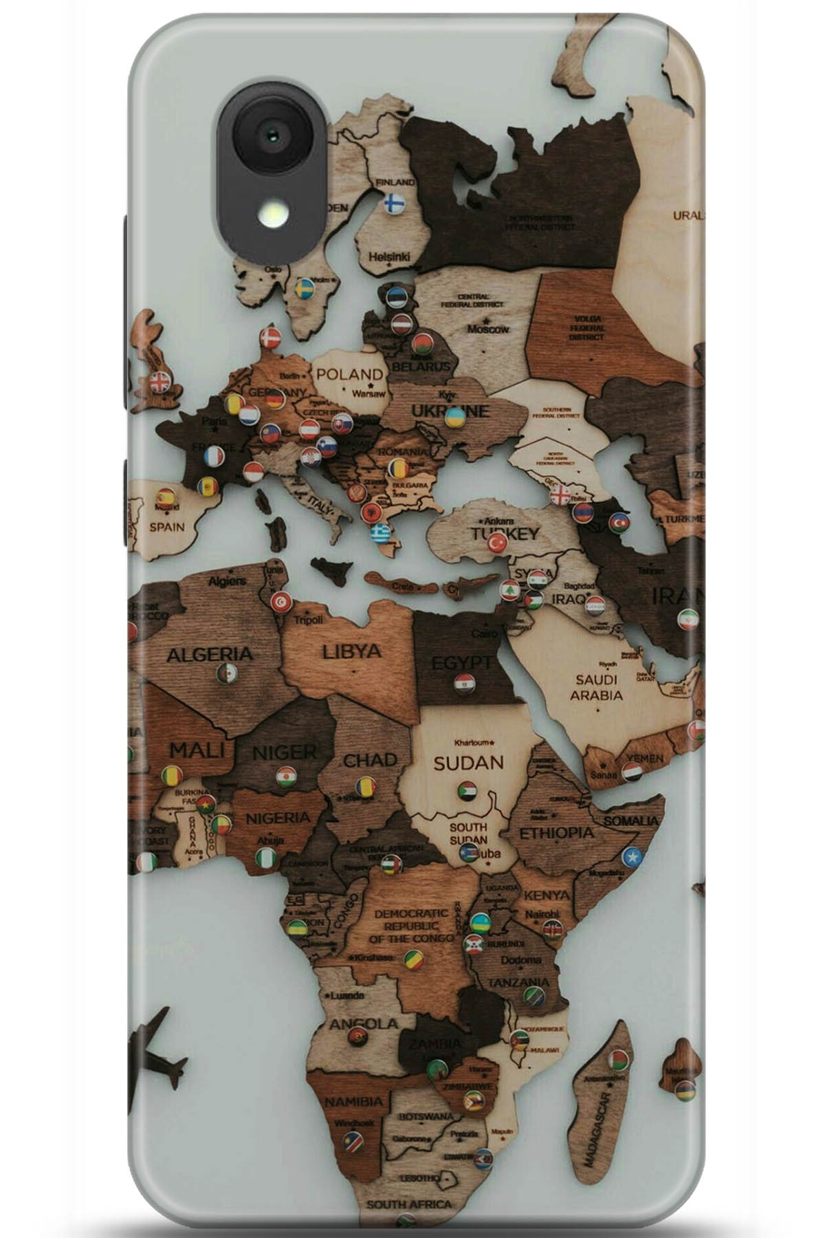 Alcatel 1 2022 Uyumlu Kılıf HD Baskılı Kılıf - Followed Institution 5891