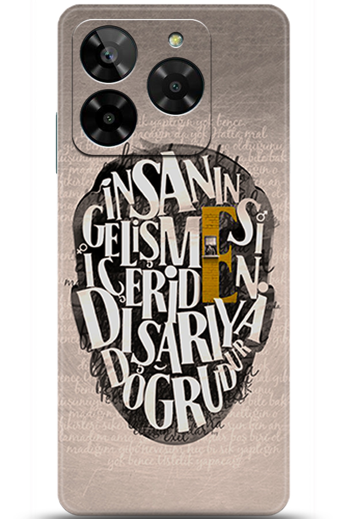 General Mobile Era 50 Uyumlu Kılıf HD Baskılı Kılıf - Followed Institution 5587