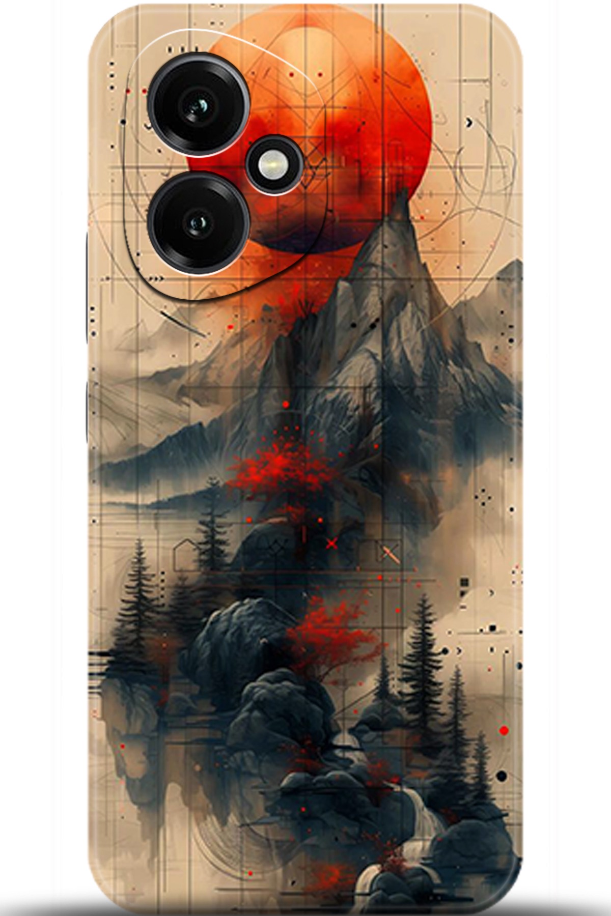 Honor 400 Uyumlu Kılıf HD Baskılı Kılıf - Followed Institution 5244