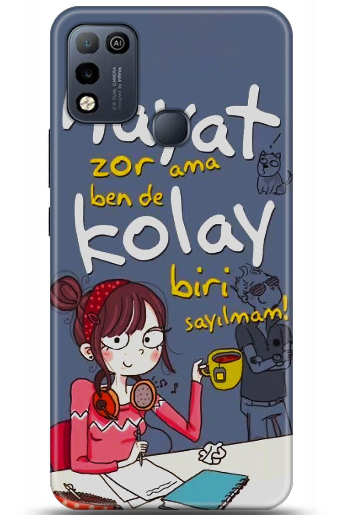 iNfinix Hot 10 Play Uyumlu Kılıf HD Baskılı Kılıf - Followed Institution 5686