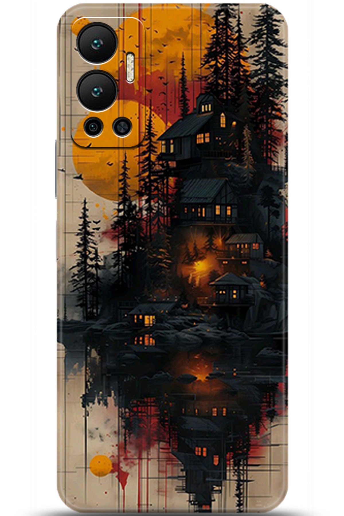 iNfinix Hot 12 Uyumlu Kılıf HD Baskılı Kılıf - Followed Institution 5292