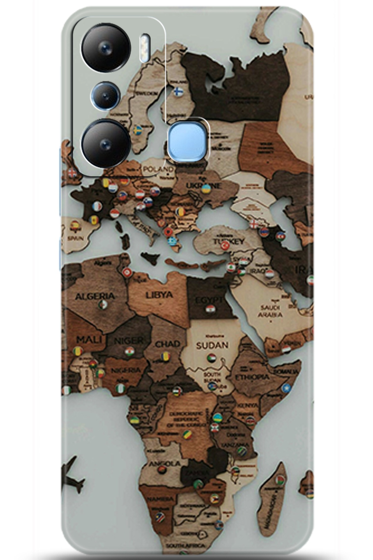 iNfinix Hot 20i Uyumlu Kılıf HD Baskılı Kılıf - Followed Institution 5891