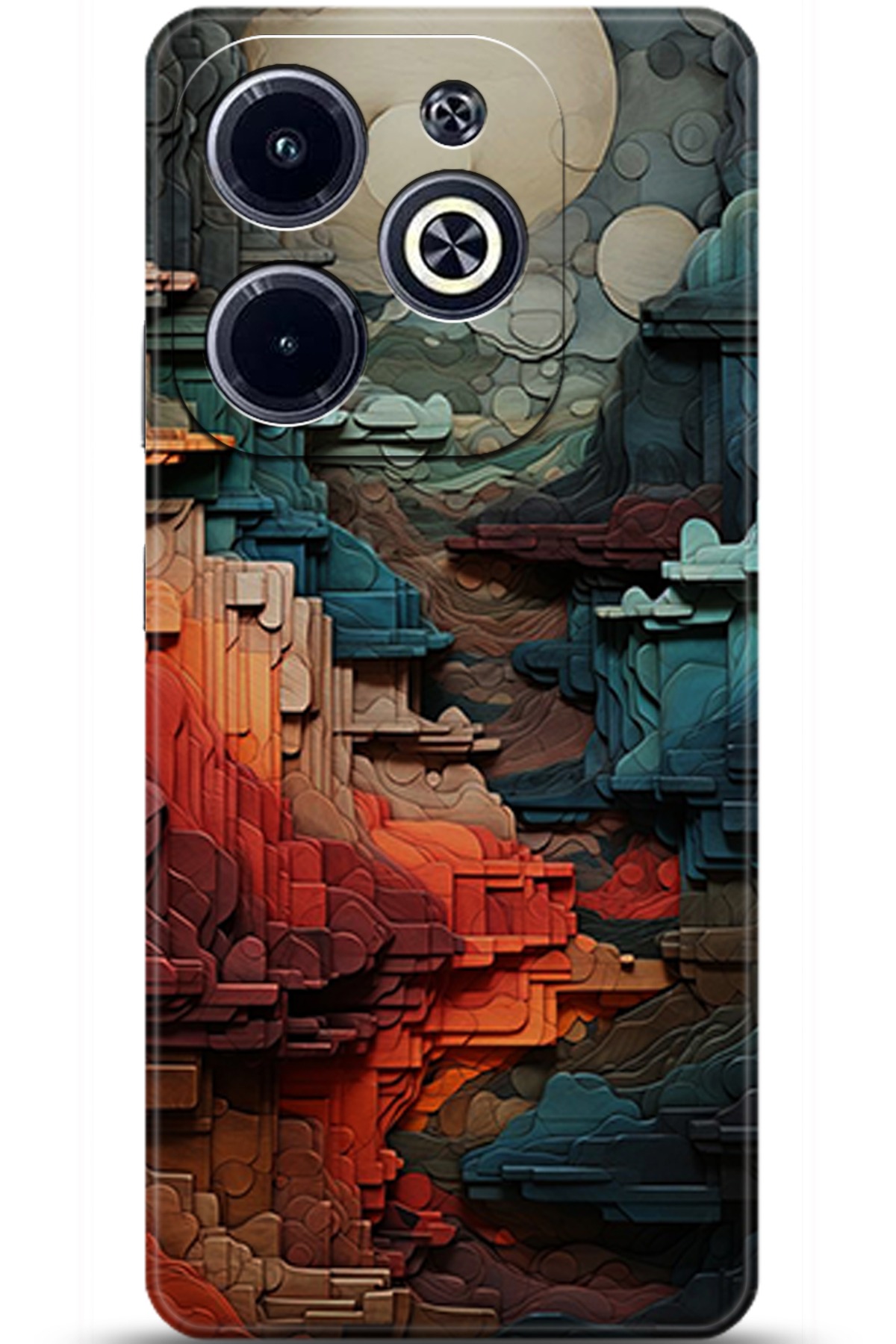 iNfinix Hot 40i Uyumlu Kılıf HD Baskılı Kılıf - Followed Institution 5218