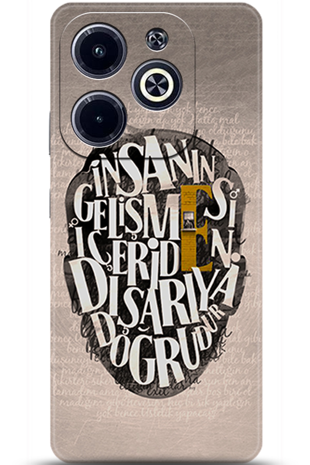 iNfinix Hot 40i Uyumlu Kılıf HD Baskılı Kılıf - Followed Institution 5587