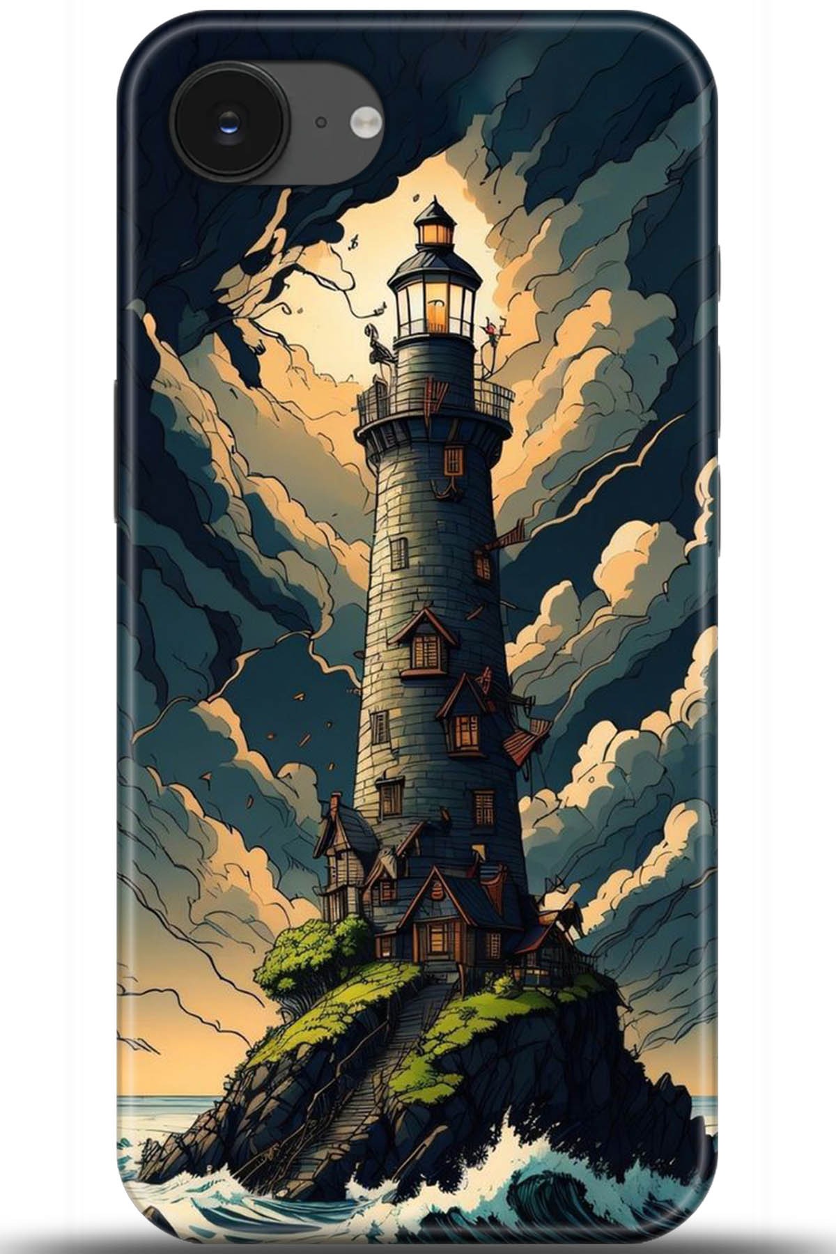 Apple iPhone 16e Uyumlu Kılıf HD Baskılı Kılıf - Followed Institution 5236