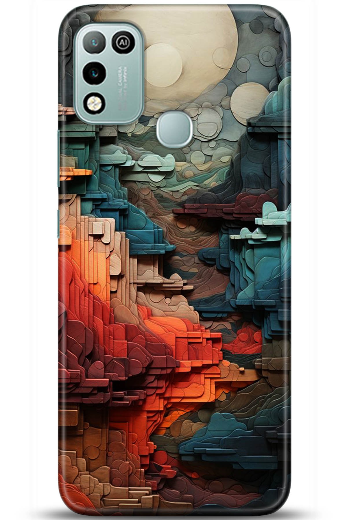 iNfinix Hot 10 Uyumlu Kılıf HD Baskılı Kılıf - Followed Institution 5218