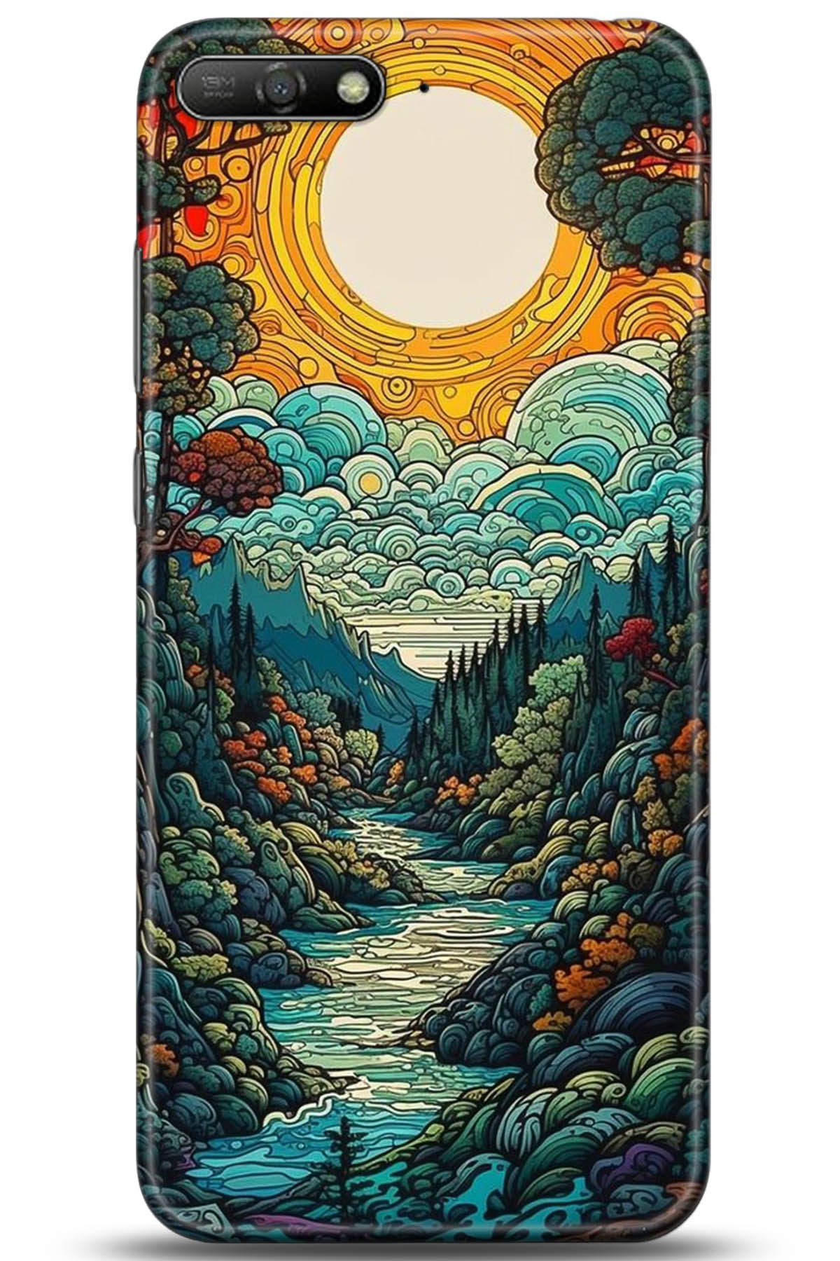 Huawei Y6 2018 Uyumlu Kılıf HD Baskılı Kılıf - Followed Institution 5198