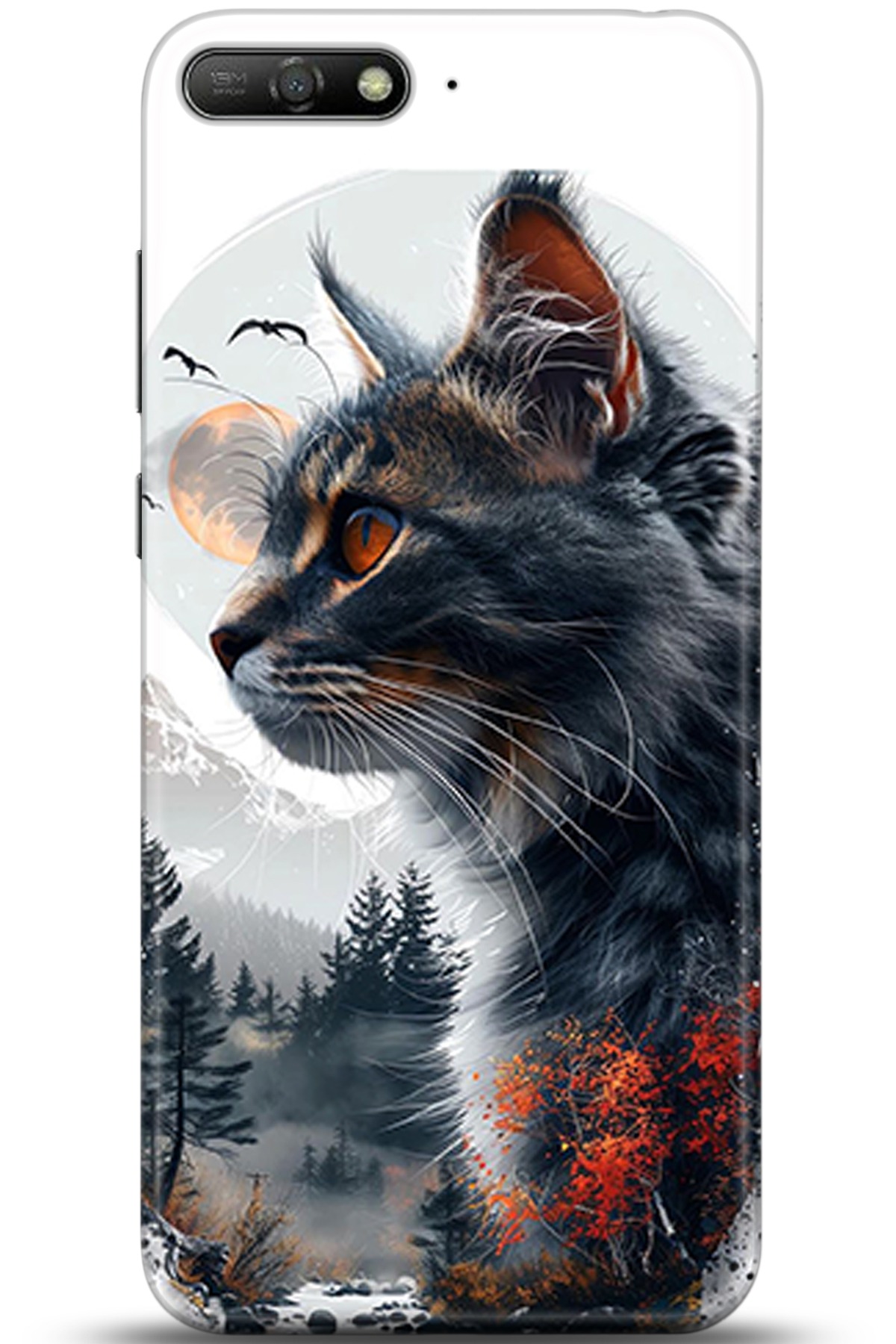 Huawei Y6 2018 Uyumlu Kılıf HD Baskılı Kılıf - Followed Institution 5319