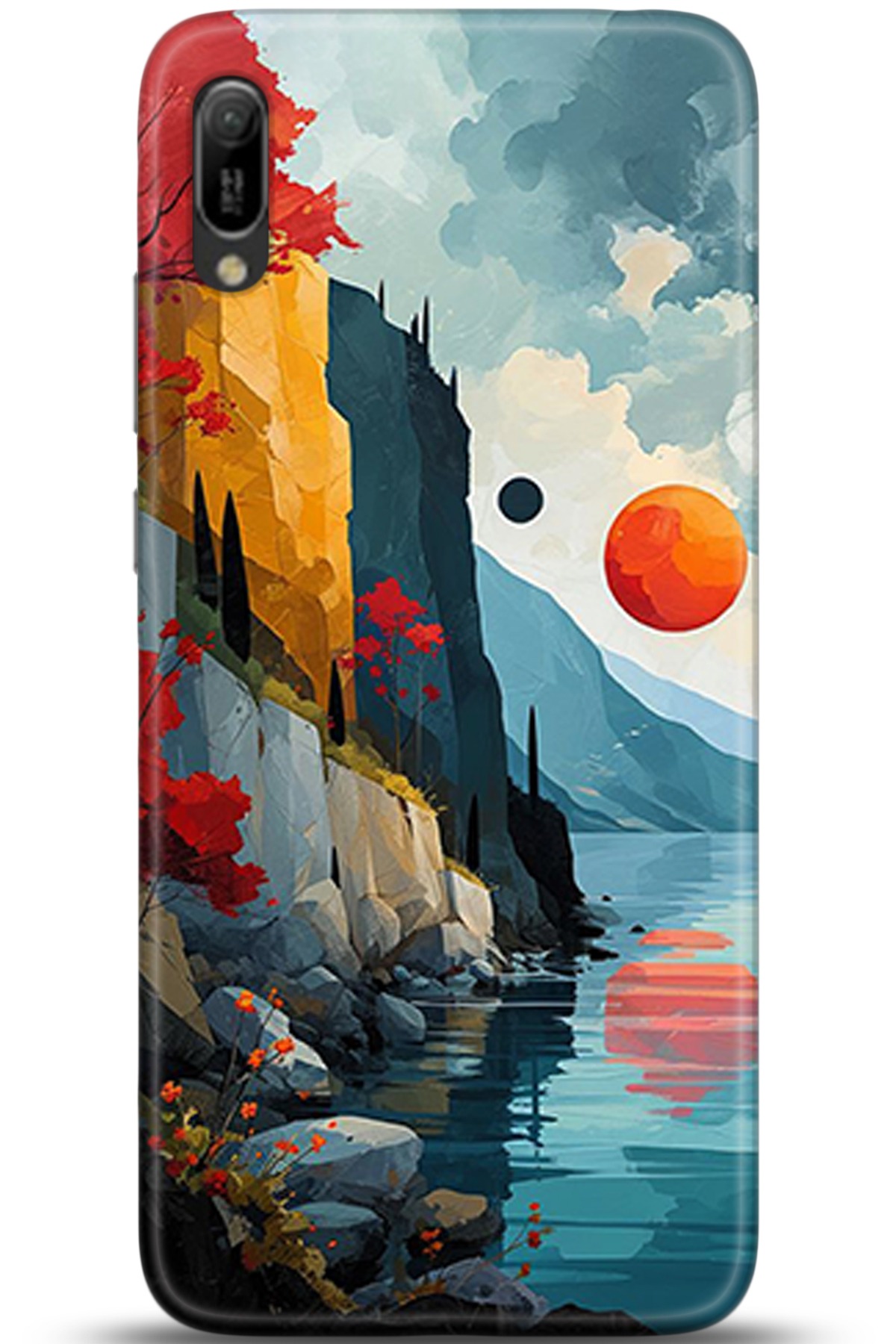 Huawei Y6 2018 Uyumlu Kılıf HD Baskılı Kılıf - Followed Institution 5368