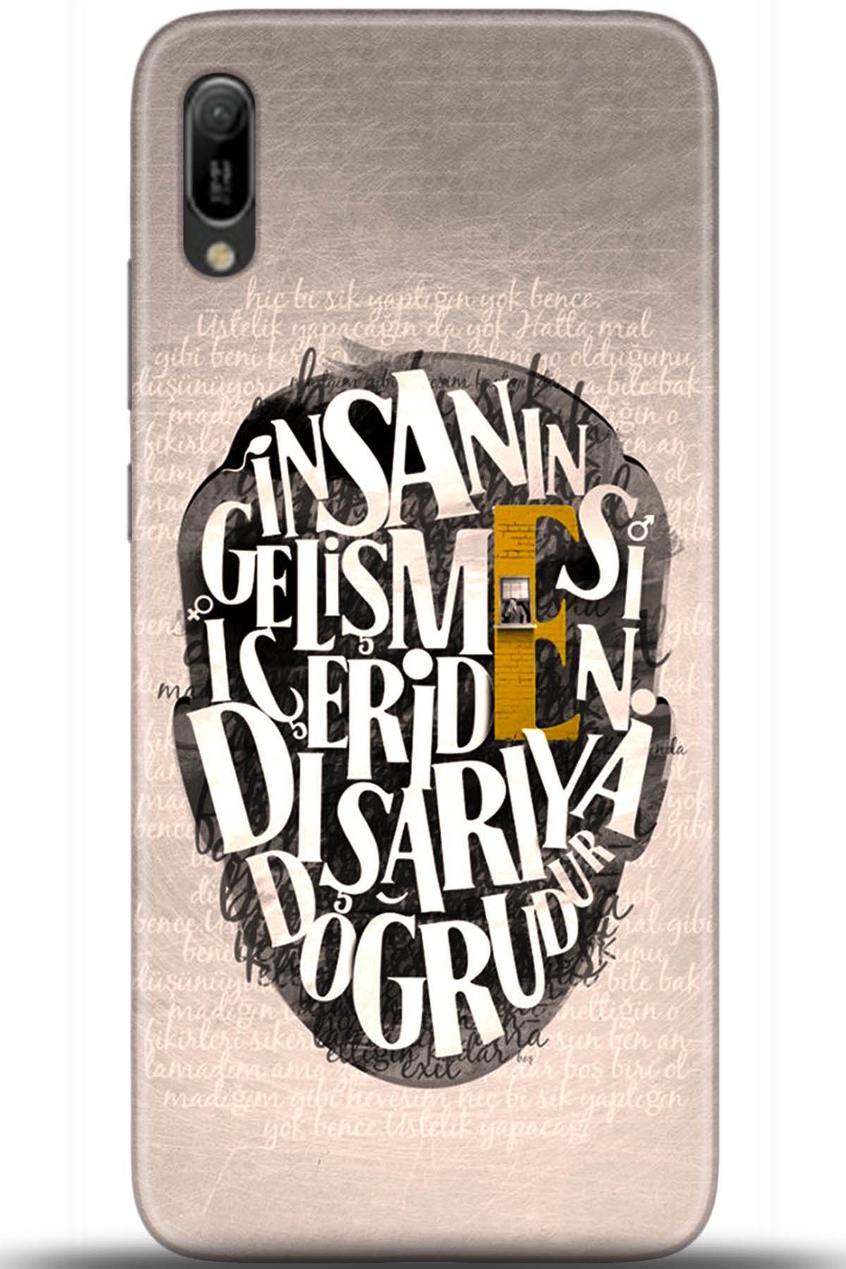 Huawei Y6 2018 Uyumlu Kılıf HD Baskılı Kılıf - Followed Institution 5587