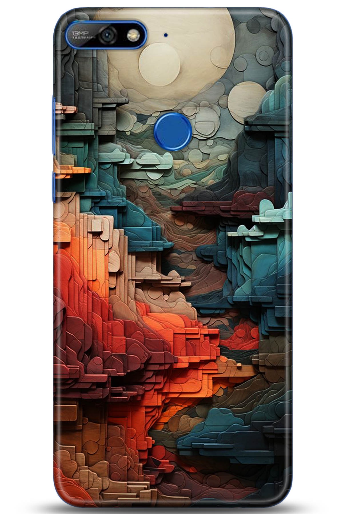 Huawei Y7 2018 Uyumlu Kılıf HD Baskılı Kılıf - Followed Institution 5218