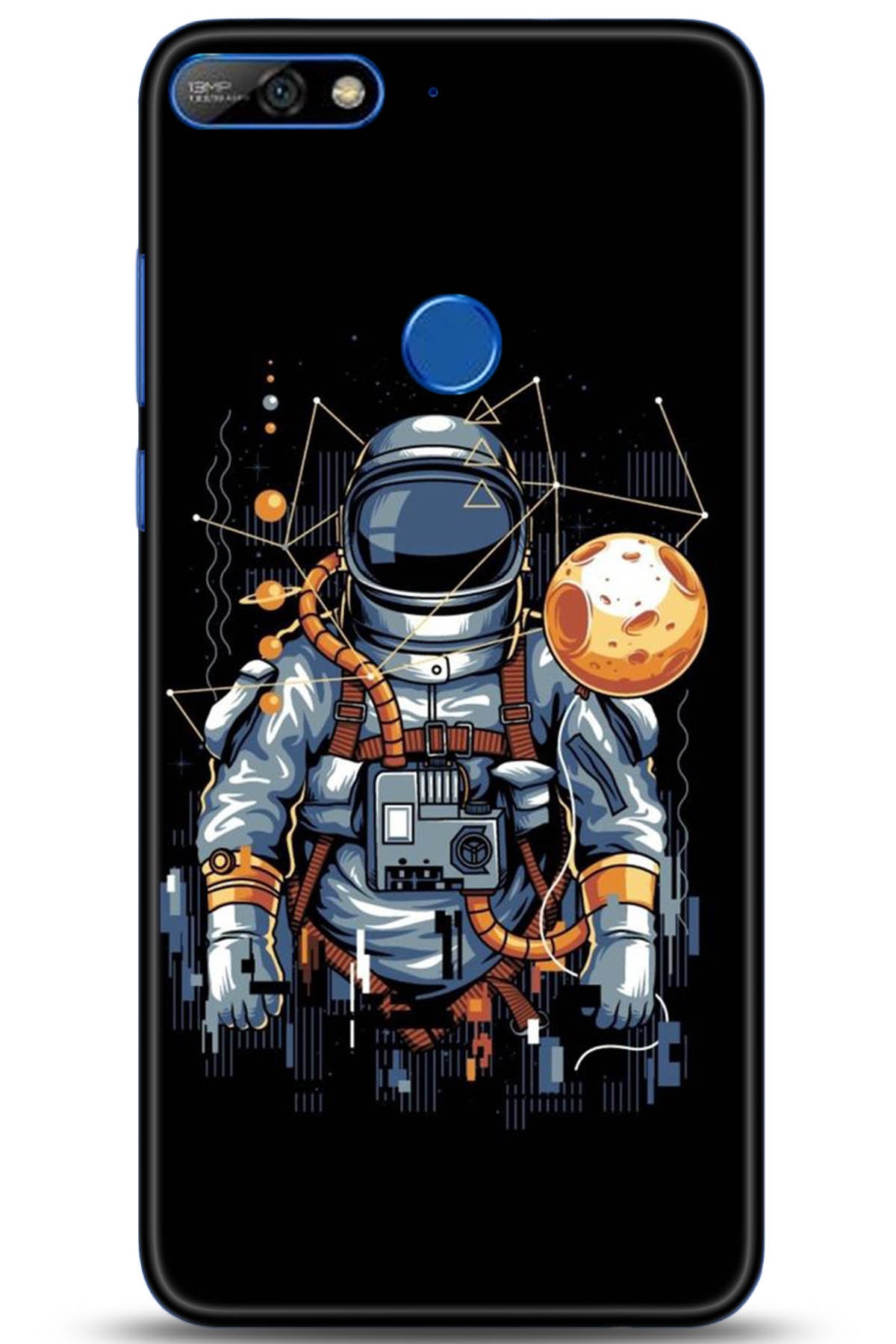 Huawei Y7 2018 Uyumlu Kılıf HD Baskılı Kılıf - Followed Institution 5221