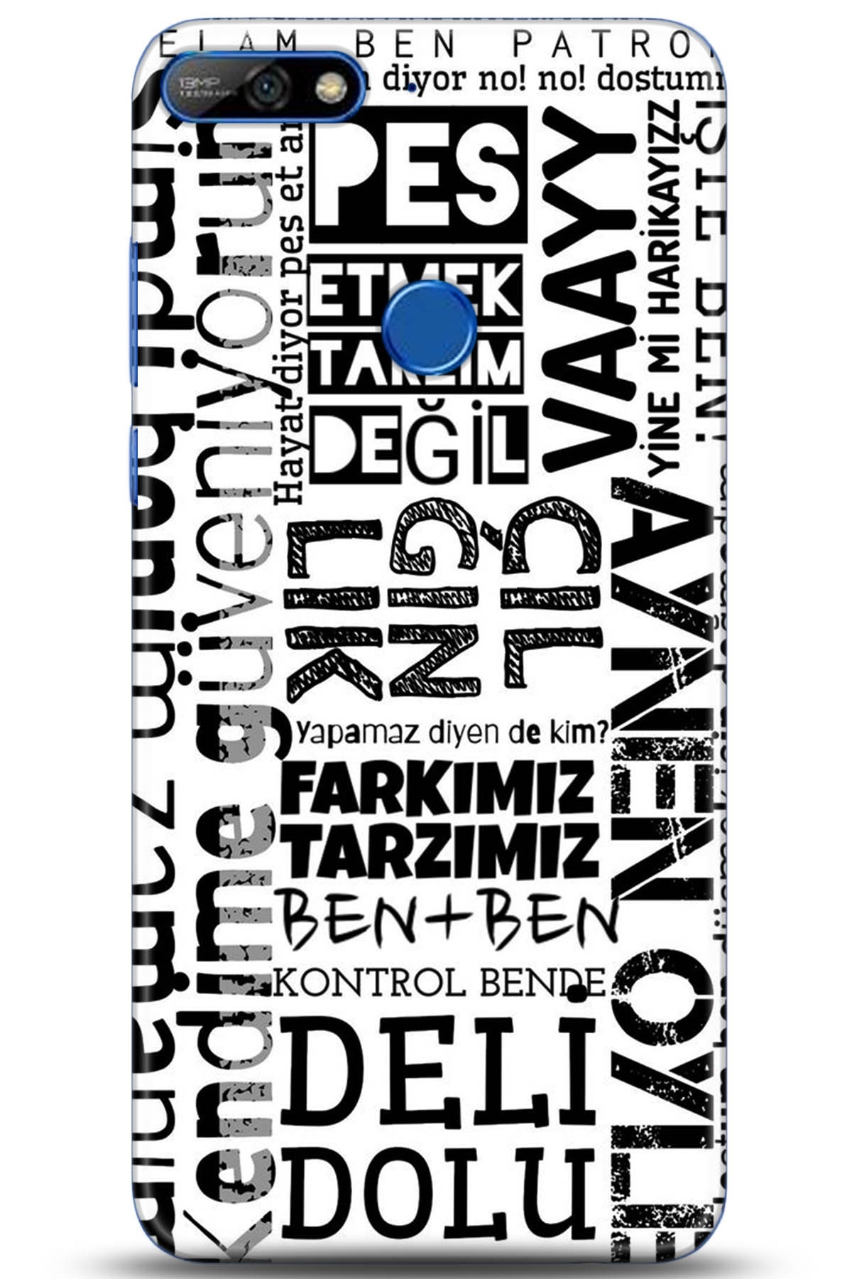 Huawei Y7 2018 Uyumlu Kılıf HD Baskılı Kılıf - Followed Institution 5281