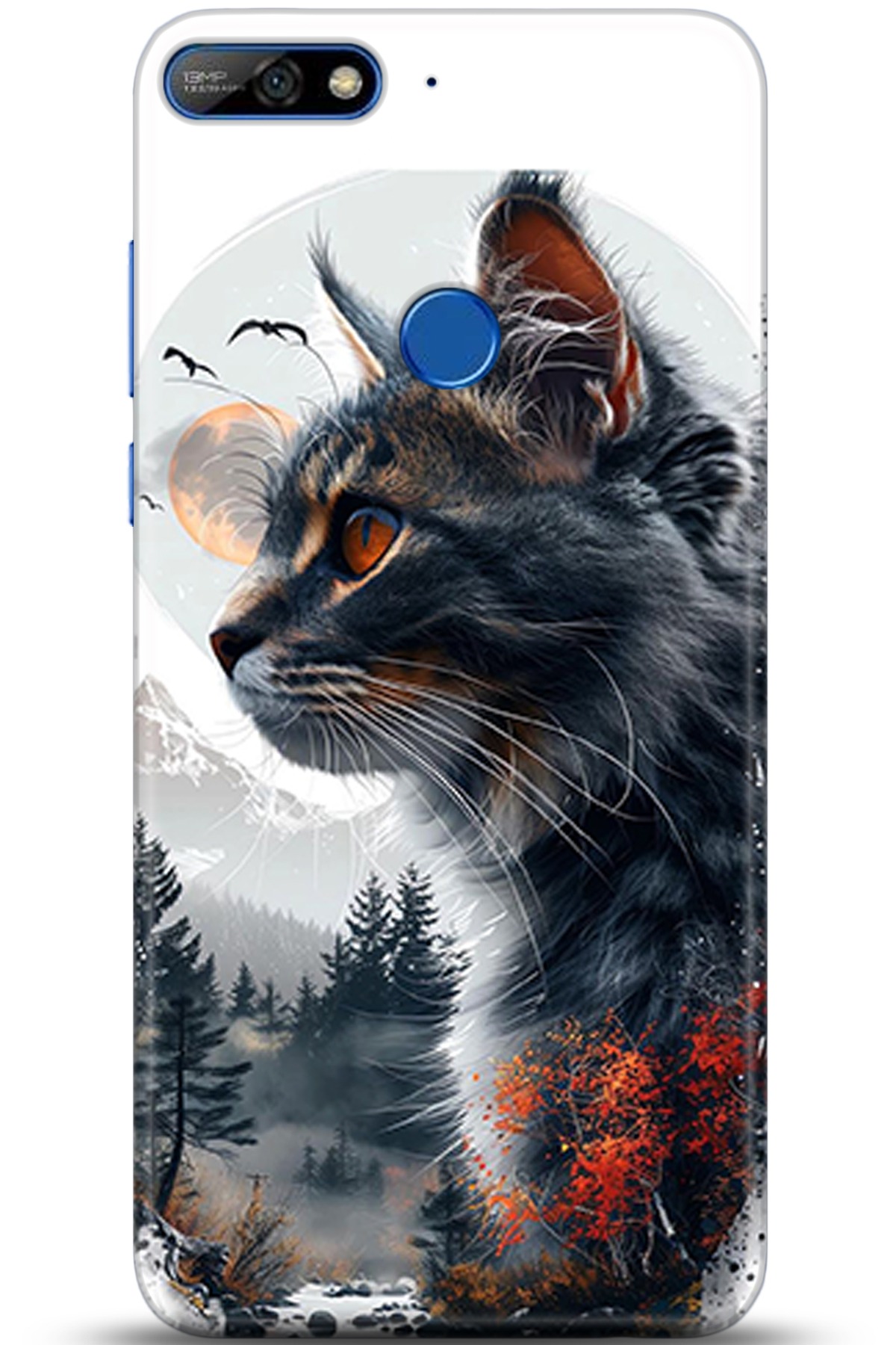 Huawei Y7 2018 Uyumlu Kılıf HD Baskılı Kılıf - Followed Institution 5319