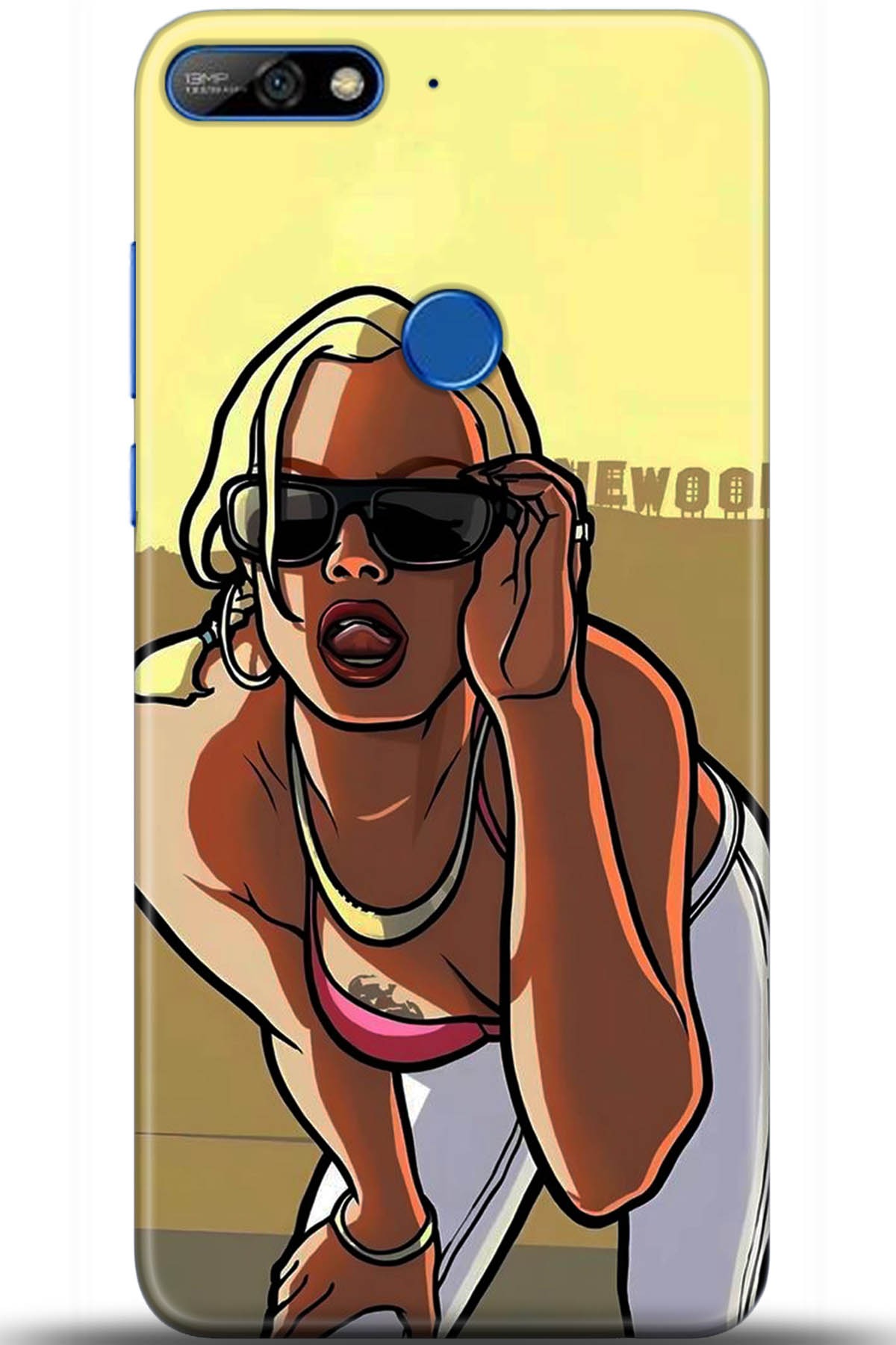 Huawei Y7 2018 Uyumlu Kılıf HD Baskılı Kılıf - Followed Institution 5412