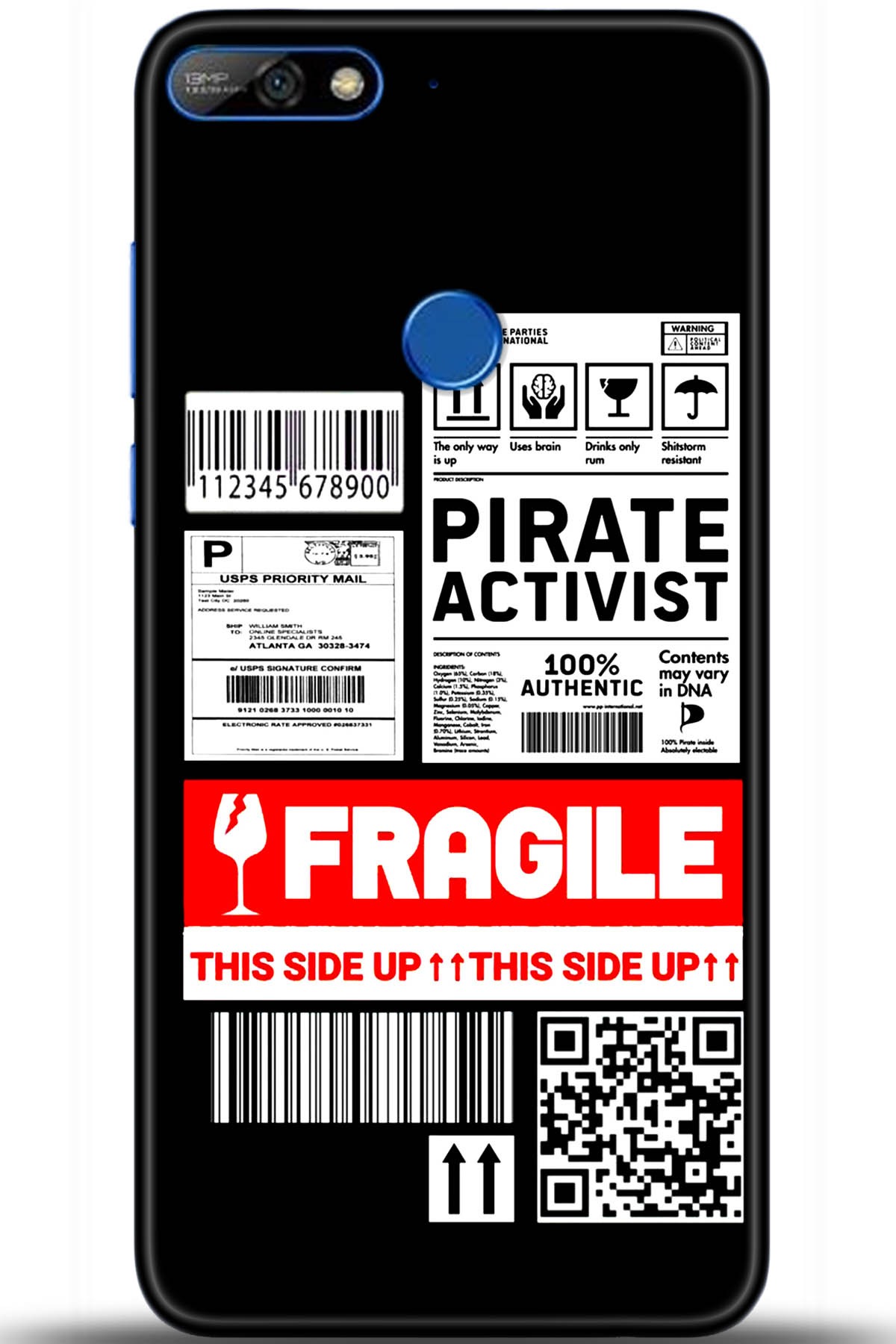 Huawei Y7 2018 Uyumlu Kılıf HD Baskılı Kılıf - Followed Institution 5447