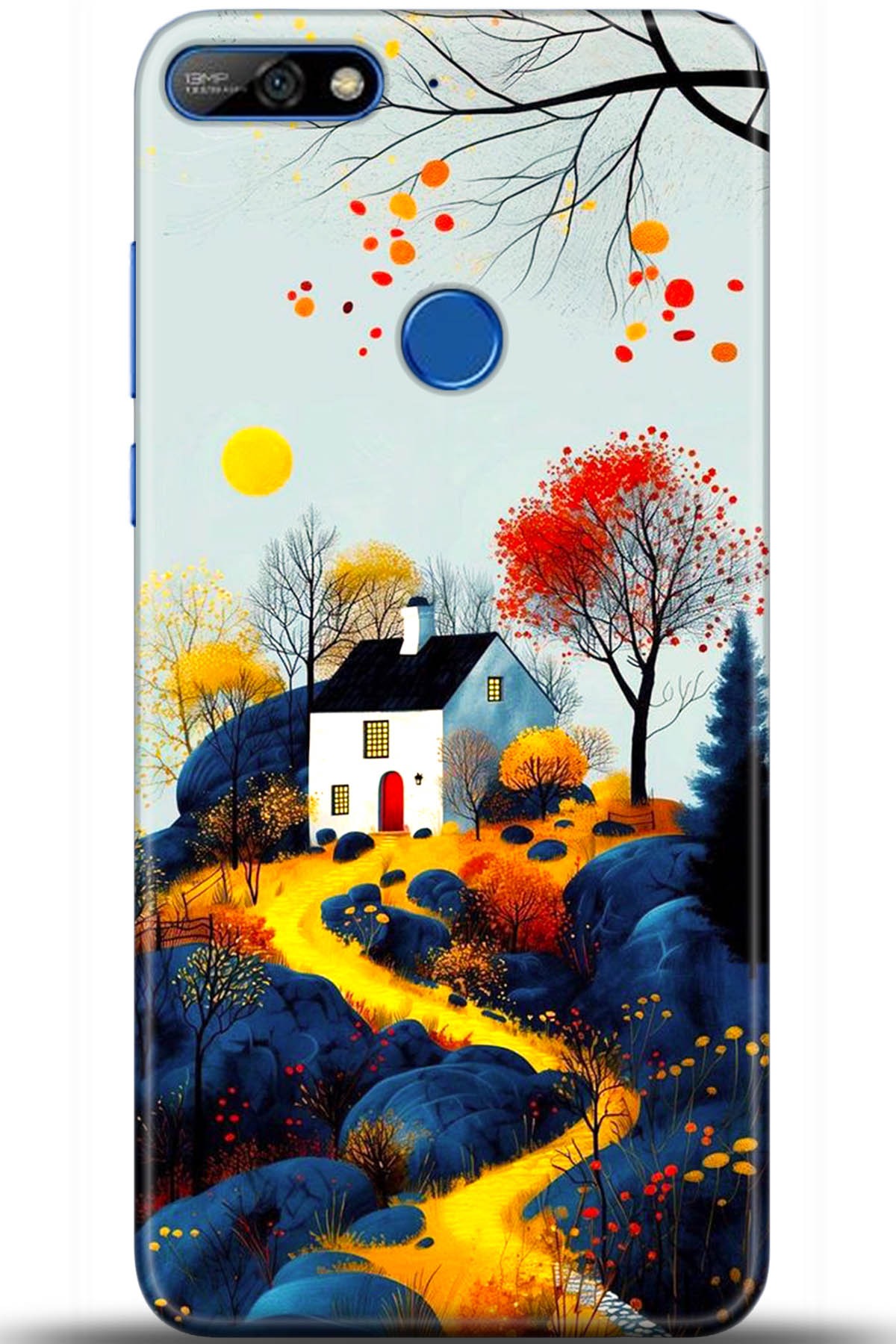 Huawei Y7 2018 Uyumlu Kılıf HD Baskılı Kılıf - Followed Institution 5569