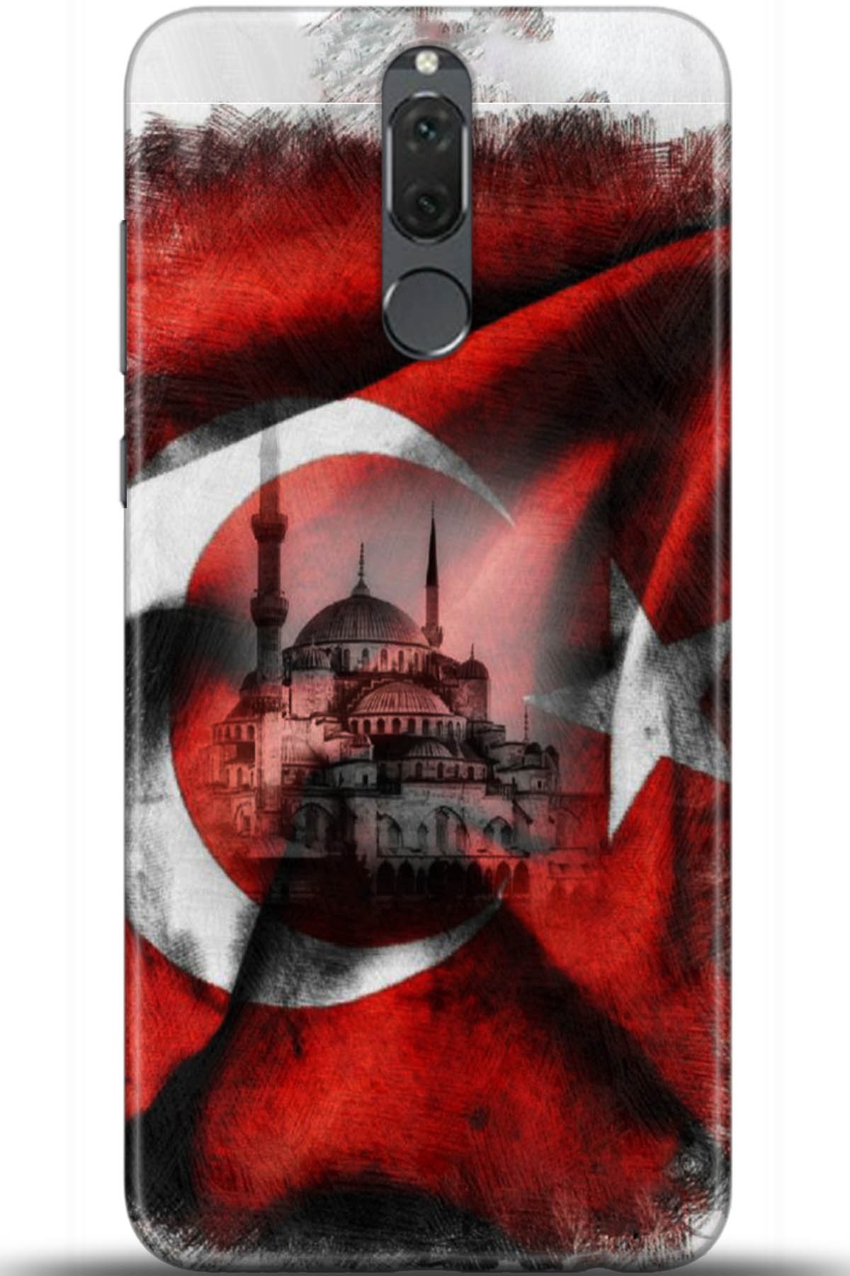 Huawei Mate 10 Lite Uyumlu Kılıf HD Baskılı Kılıf - Followed Institution 5178