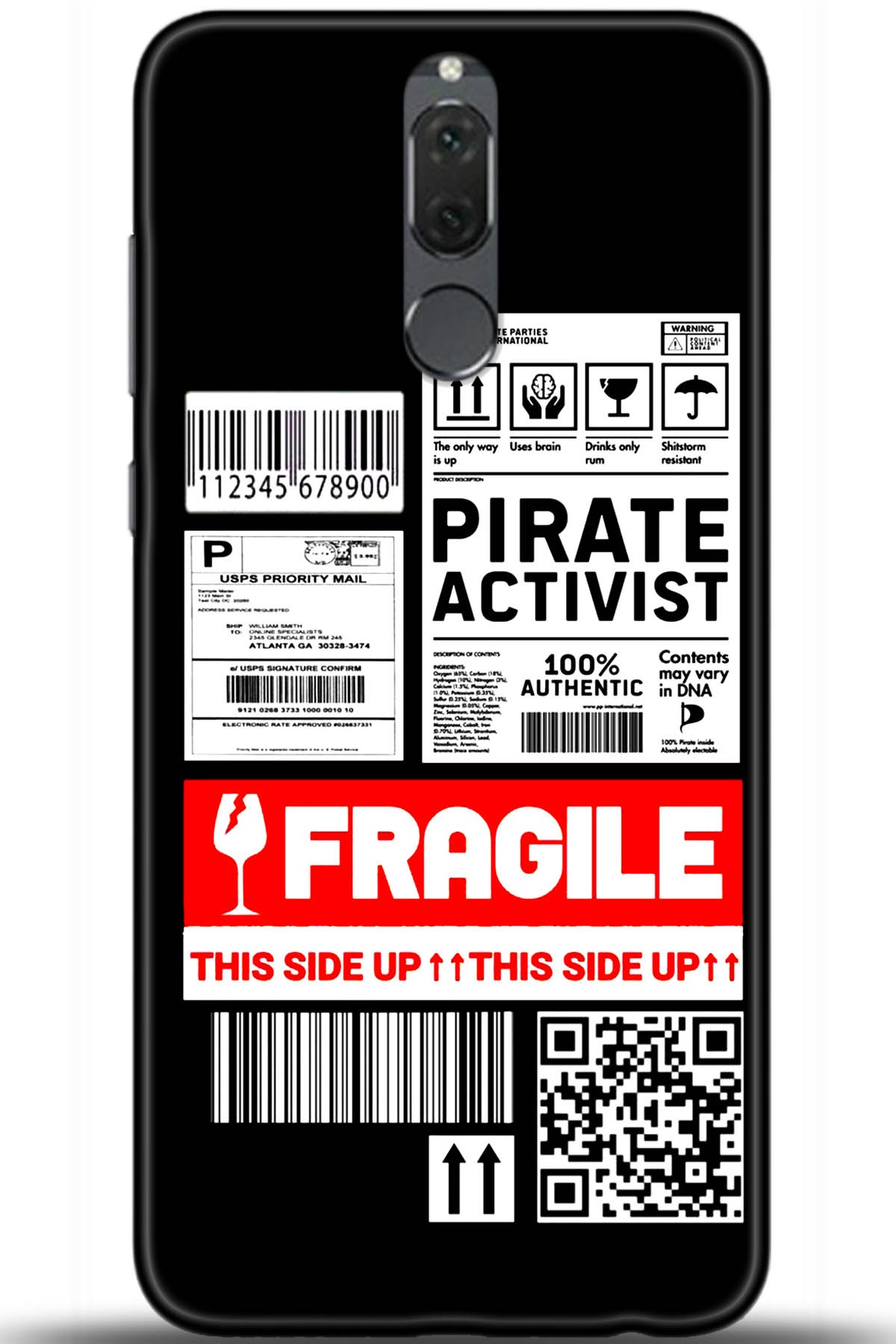 Huawei Mate 10 Lite Uyumlu Kılıf HD Baskılı Kılıf - Followed Institution 5447