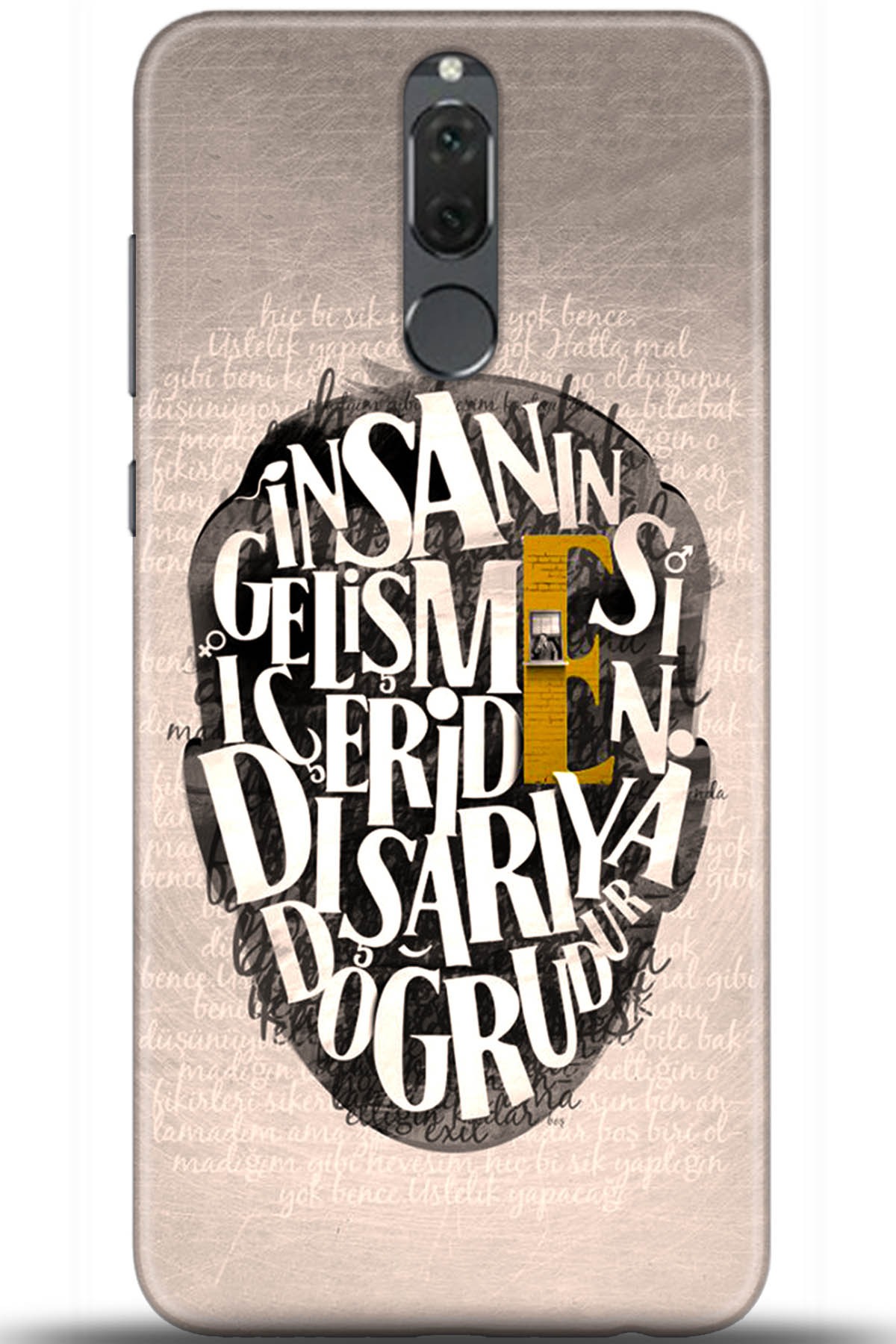 Huawei Mate 10 Lite Uyumlu Kılıf HD Baskılı Kılıf - Followed Institution 5587