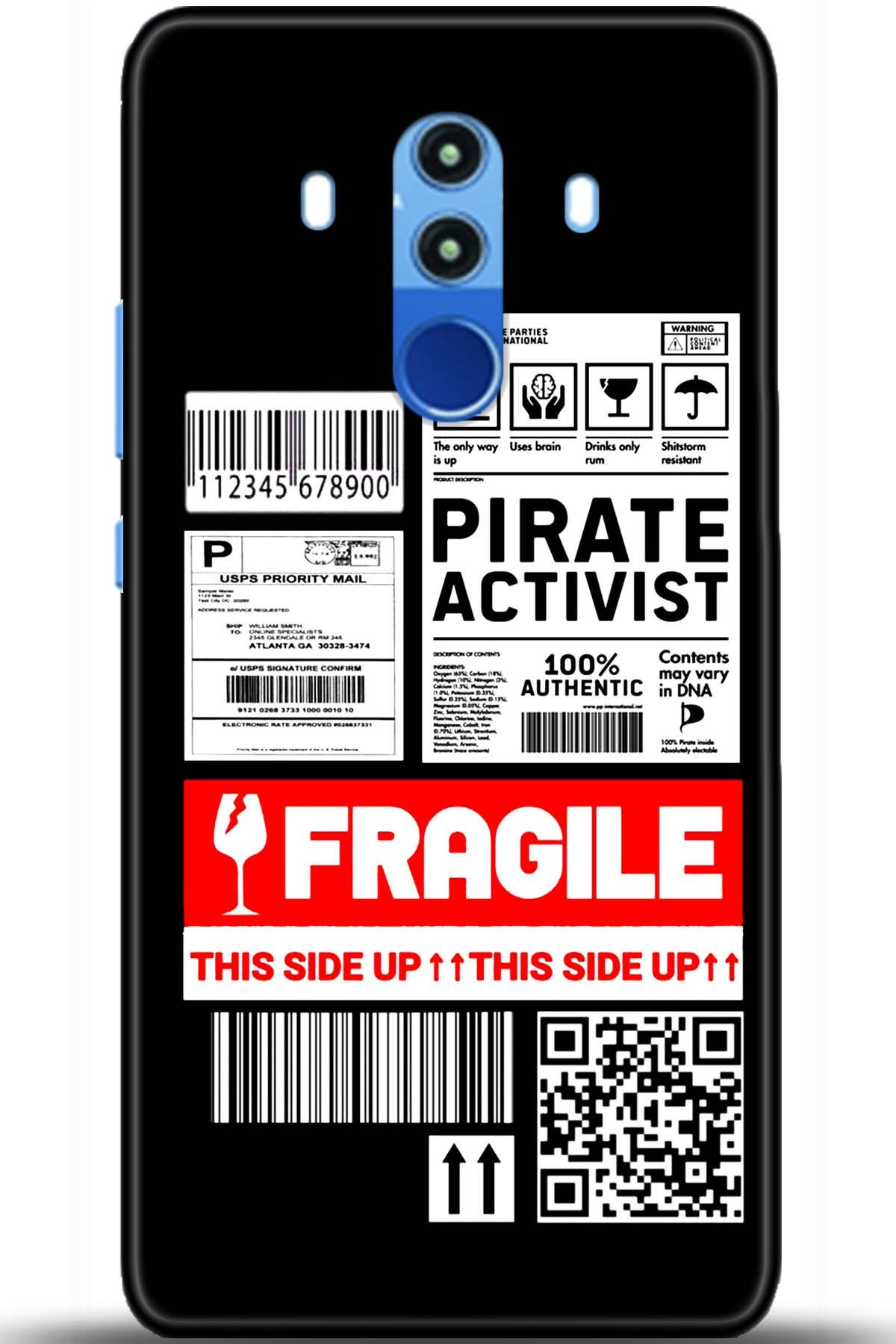 Huawei Mate 10 Pro Uyumlu Kılıf HD Baskılı Kılıf - Followed Institution 5447