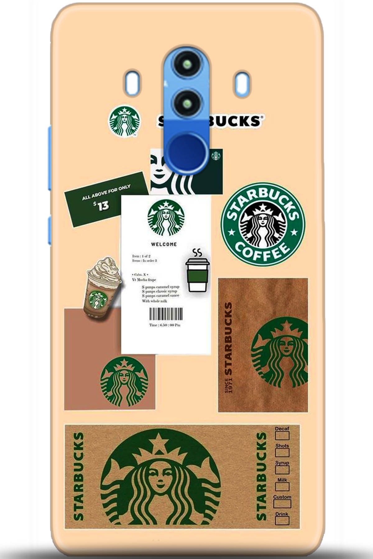 Huawei Mate 10 Pro Uyumlu Kılıf HD Baskılı Kılıf - Followed Institution 5470