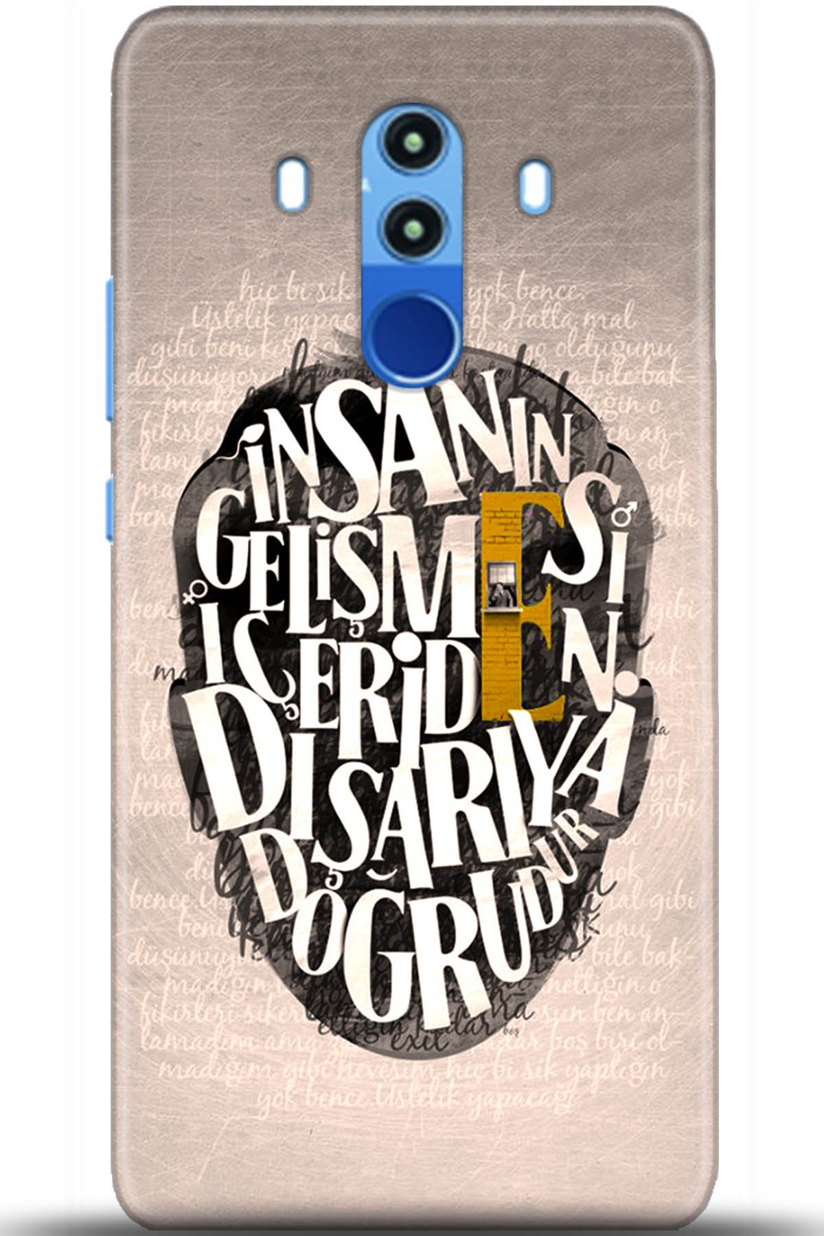 Huawei Mate 10 Pro Uyumlu Kılıf HD Baskılı Kılıf - Followed Institution 5587