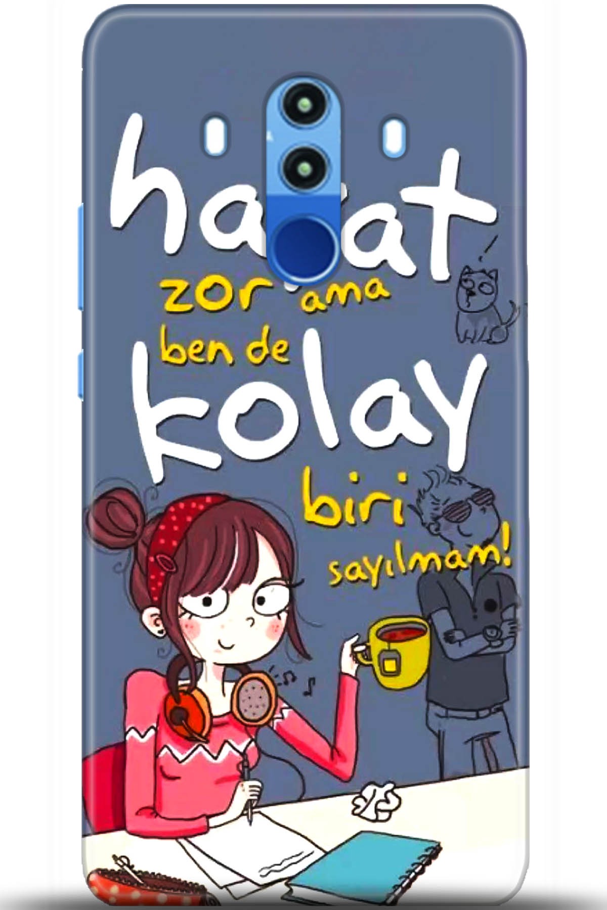 Huawei Mate 10 Pro Uyumlu Kılıf HD Baskılı Kılıf - Followed Institution 5686