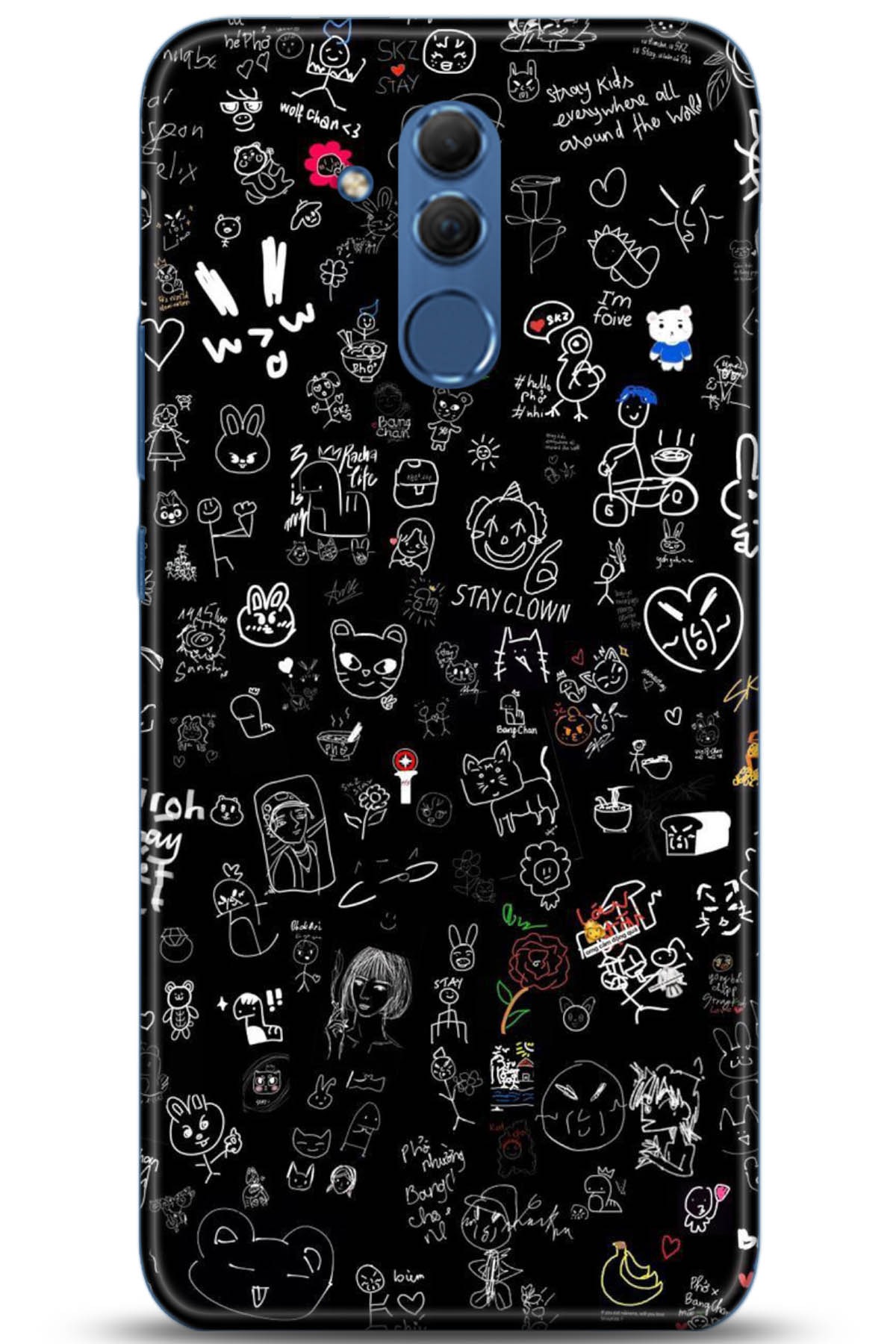 Huawei Mate 20 Lite Uyumlu Kılıf HD Baskılı Kılıf - Followed Institution 5143