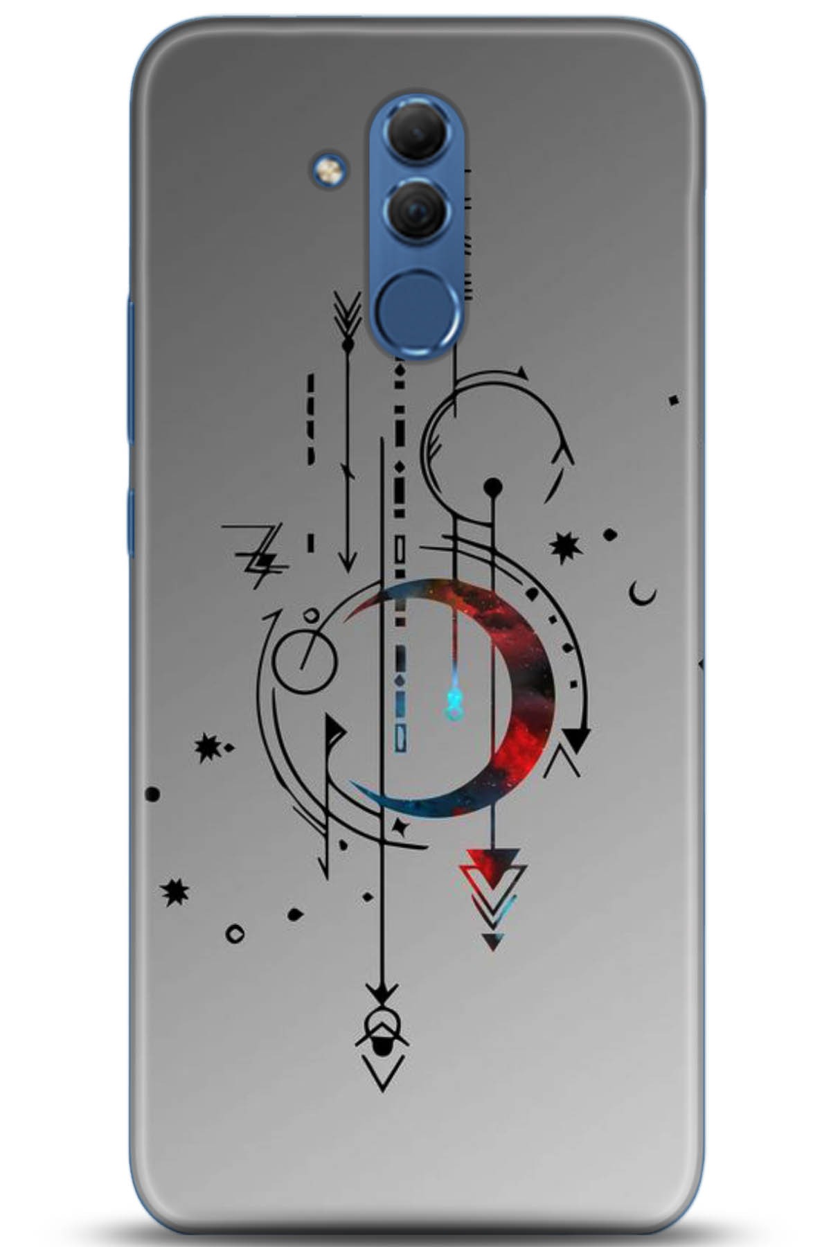 Huawei Mate 20 Lite Uyumlu Kılıf HD Baskılı Kılıf - Followed Institution 5182