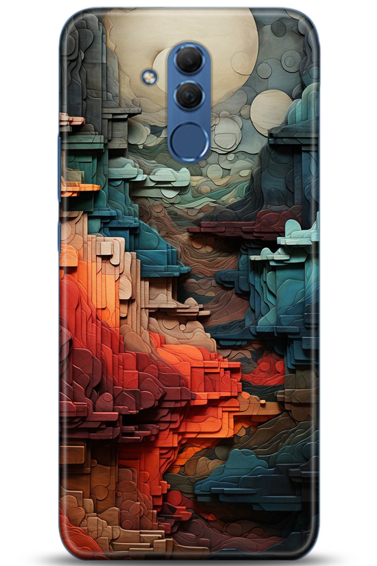 Huawei Mate 20 Lite Uyumlu Kılıf HD Baskılı Kılıf - Followed Institution 5218
