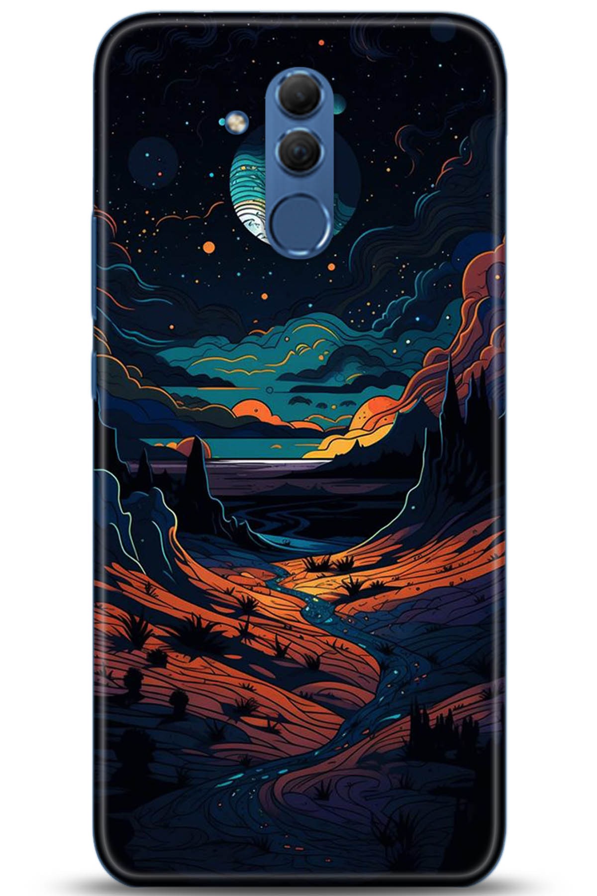 Huawei Mate 20 Lite Uyumlu Kılıf HD Baskılı Kılıf - Followed Institution 5275