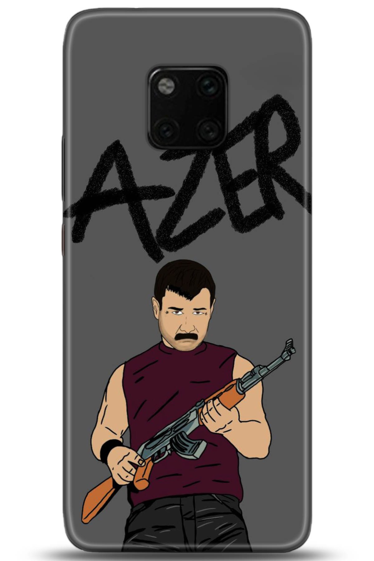 Huawei Mate 20 Pro Uyumlu Kılıf HD Baskılı Kılıf - Followed Institution 5128