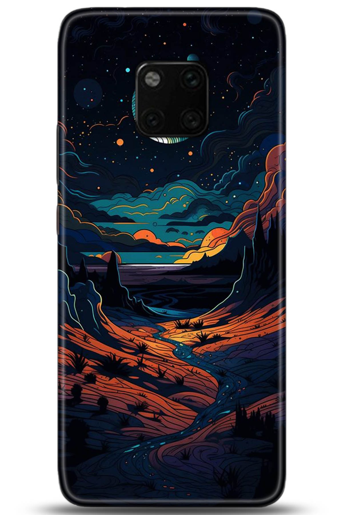 Huawei Mate 20 Pro Uyumlu Kılıf HD Baskılı Kılıf - Followed Institution 5275