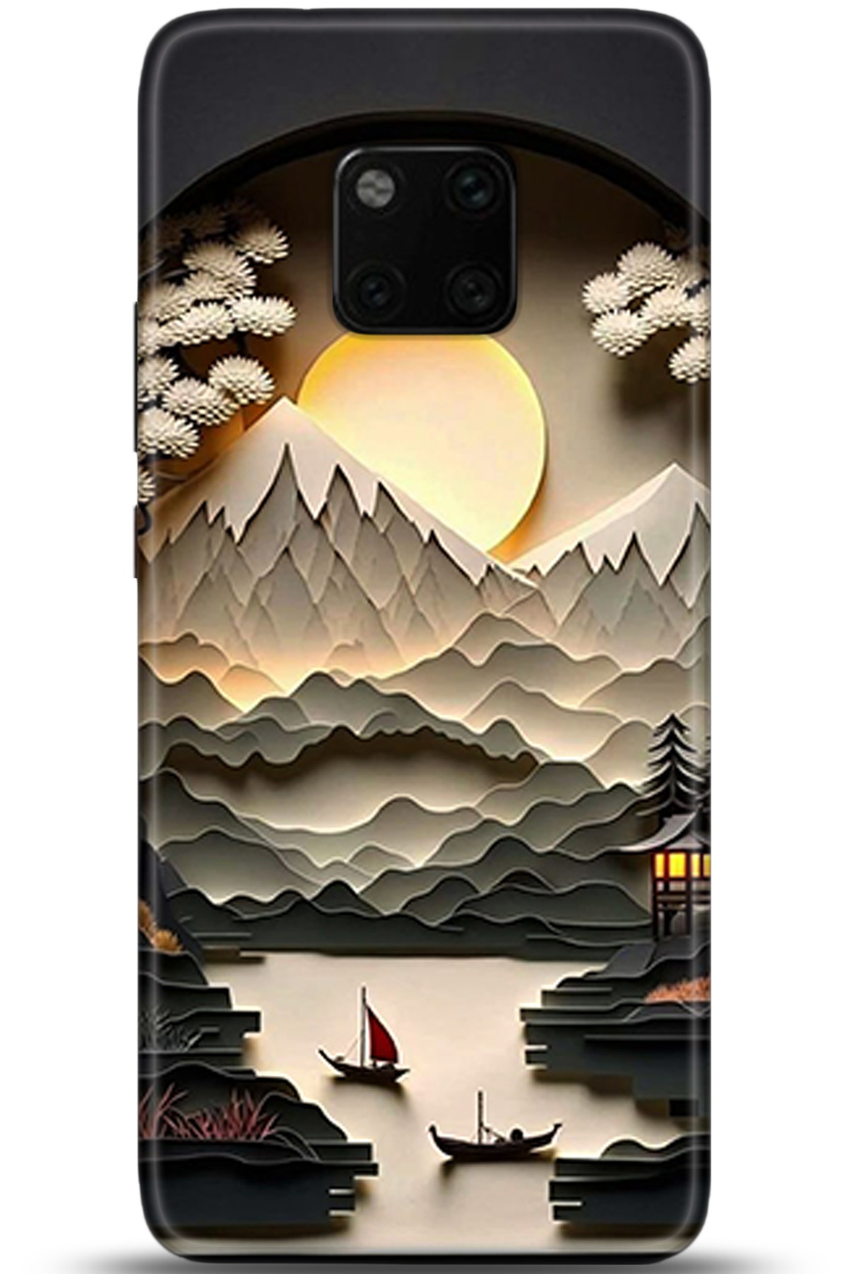 Huawei Mate 20 Pro Uyumlu Kılıf HD Baskılı Kılıf - Followed Institution 5354