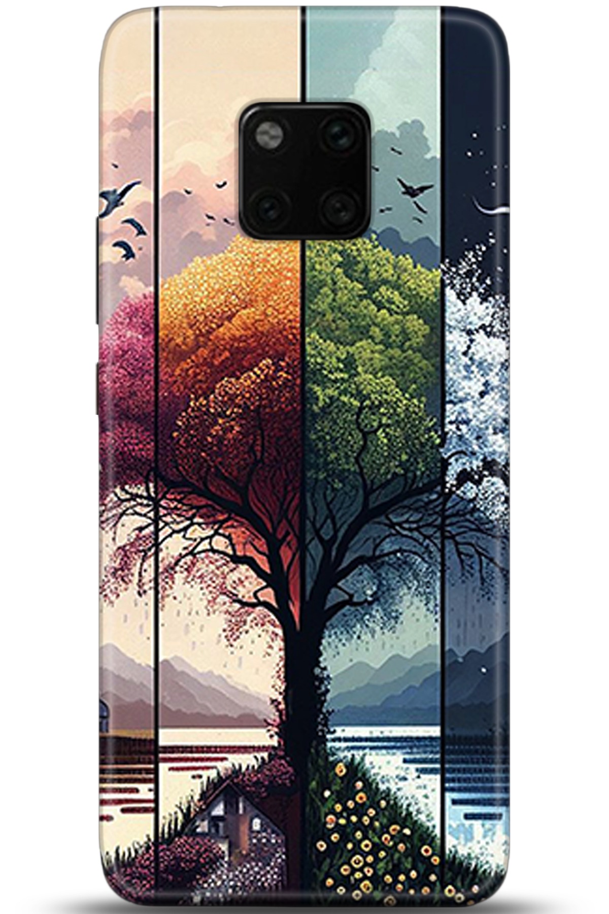 Huawei Mate 20 Pro Uyumlu Kılıf HD Baskılı Kılıf - Followed Institution 5369