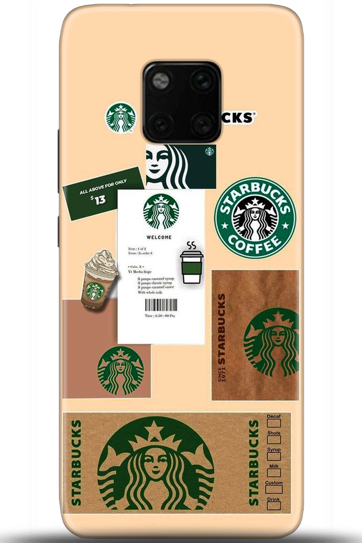 Huawei Mate 20 Pro Uyumlu Kılıf HD Baskılı Kılıf - Followed Institution 5470