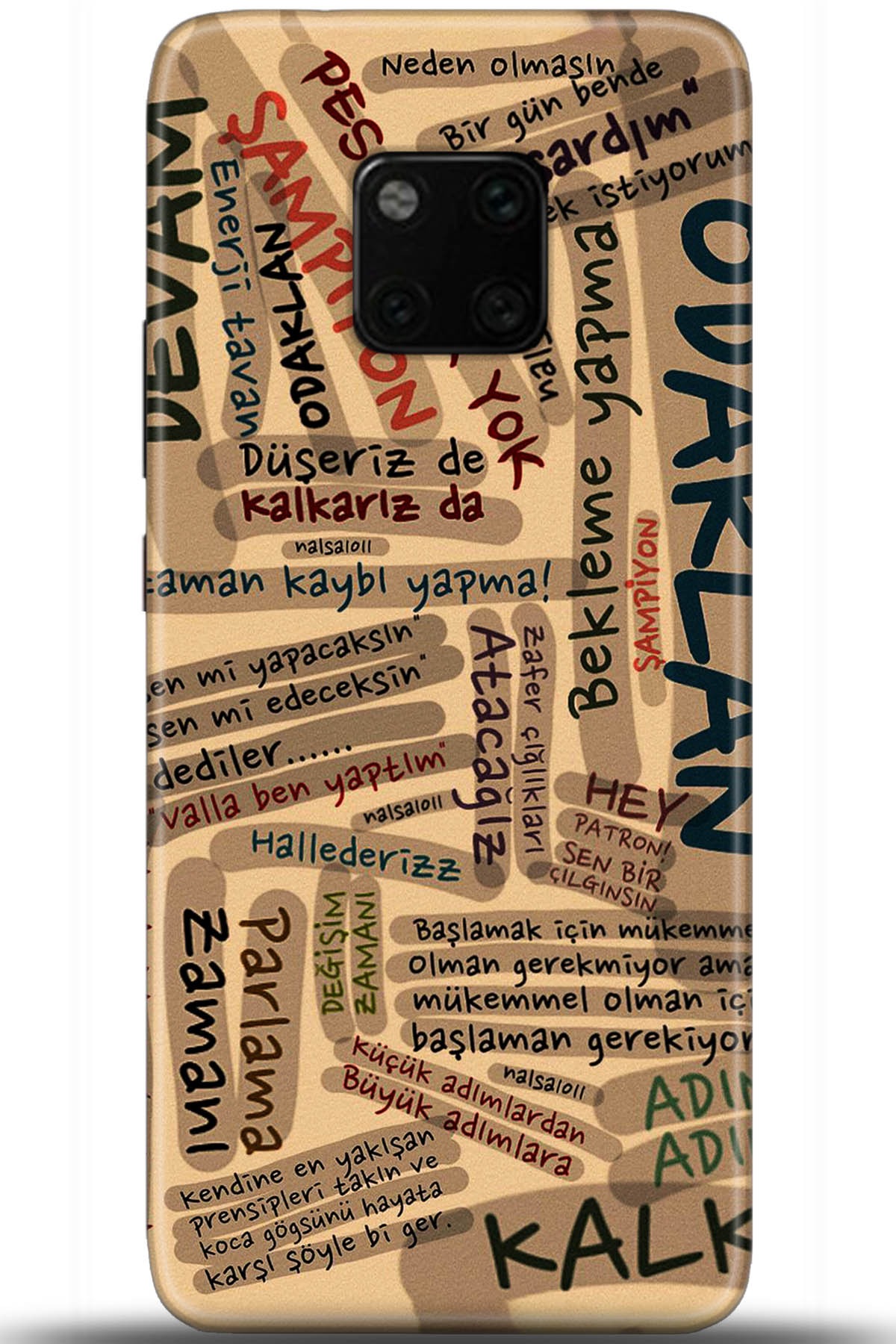 Huawei Mate 20 Pro Uyumlu Kılıf HD Baskılı Kılıf - Followed Institution 5586