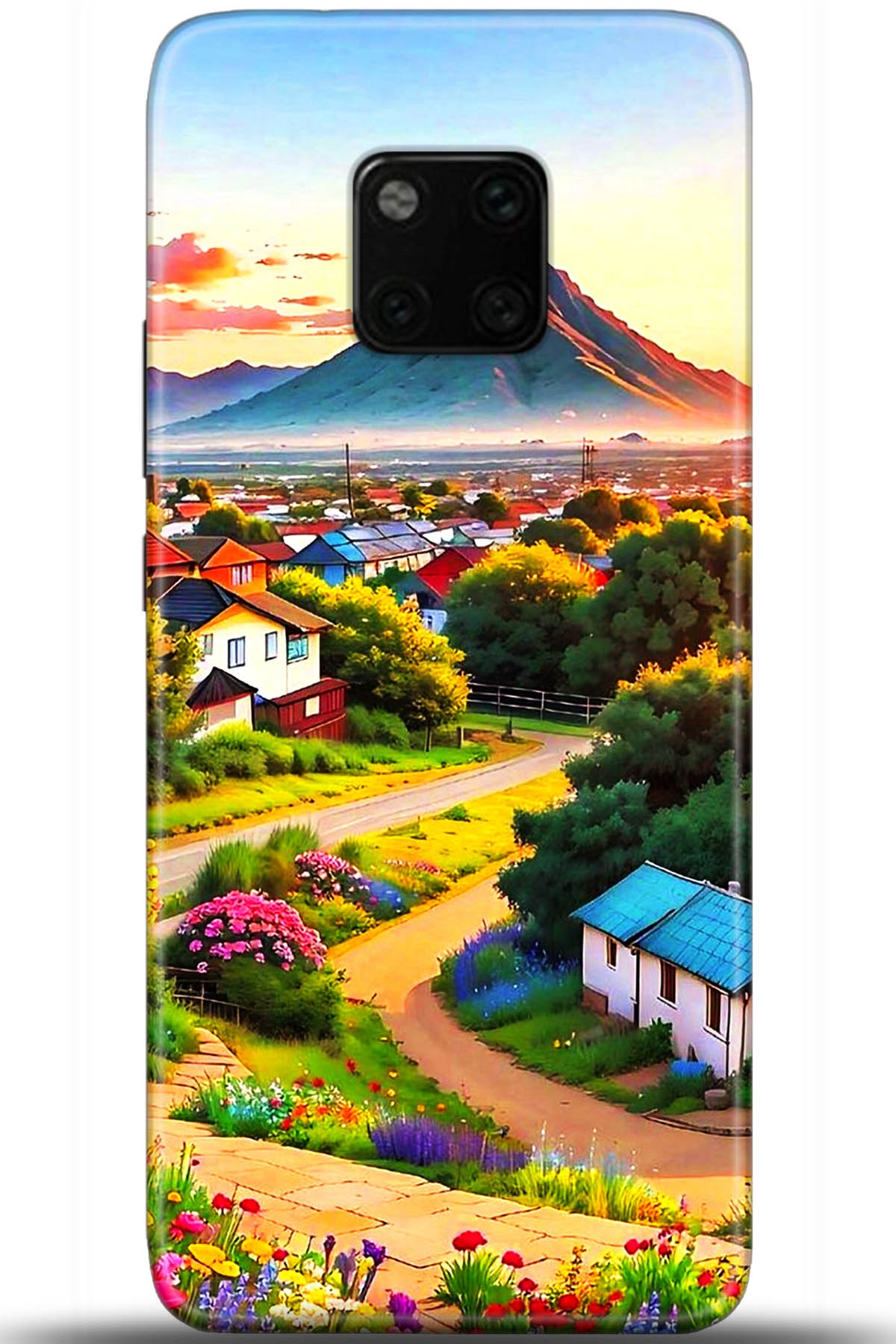 Huawei Mate 20 Pro Uyumlu Kılıf HD Baskılı Kılıf - Followed Institution 5605