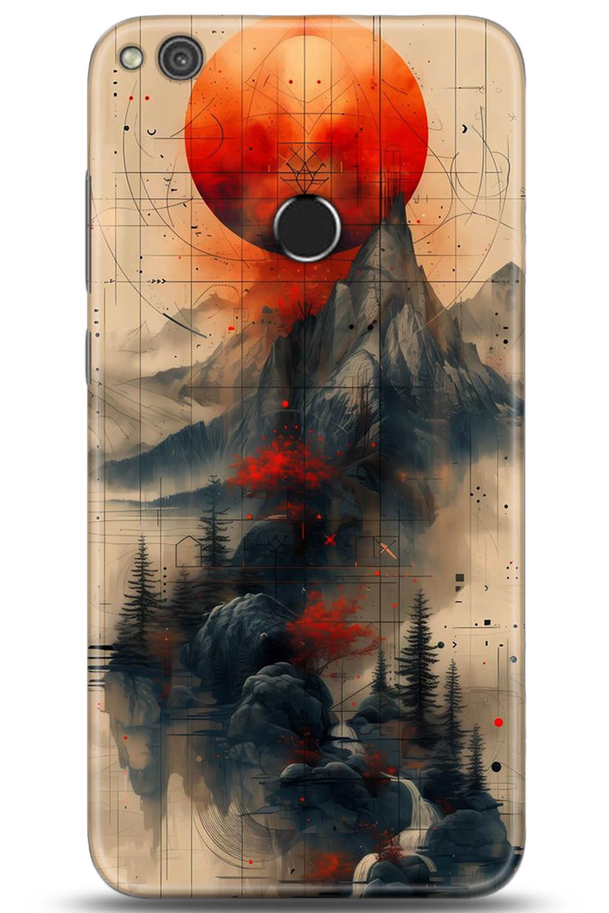 Huawei P9 Lite 2017 Uyumlu Kılıf HD Baskılı Kılıf - Followed Institution 5244