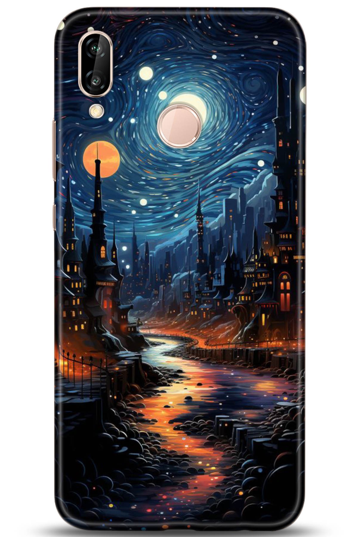 Huawei P20 Lite Uyumlu Kılıf HD Baskılı Kılıf - Followed Institution 5126