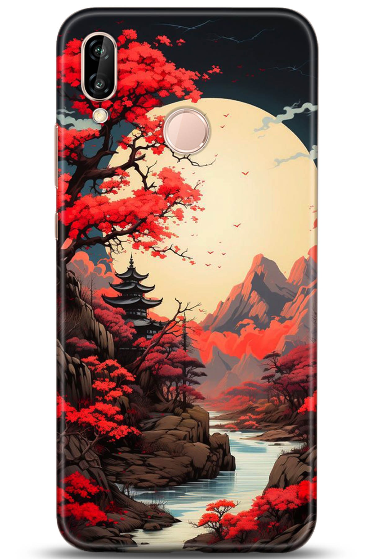 Huawei P20 Lite Uyumlu Kılıf HD Baskılı Kılıf - Followed Institution 5242