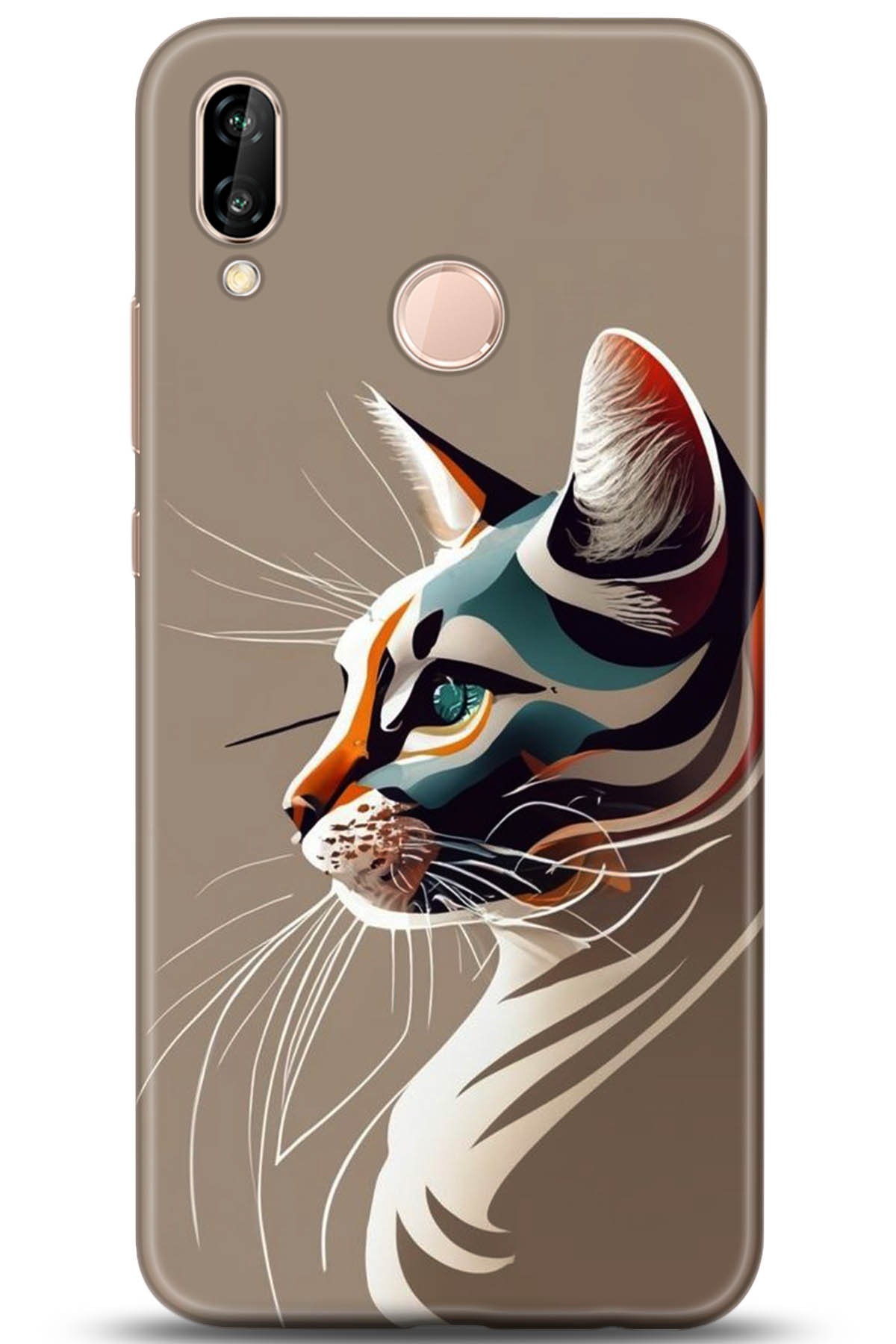 Huawei P20 Lite Uyumlu Kılıf HD Baskılı Kılıf - Followed Institution 5271