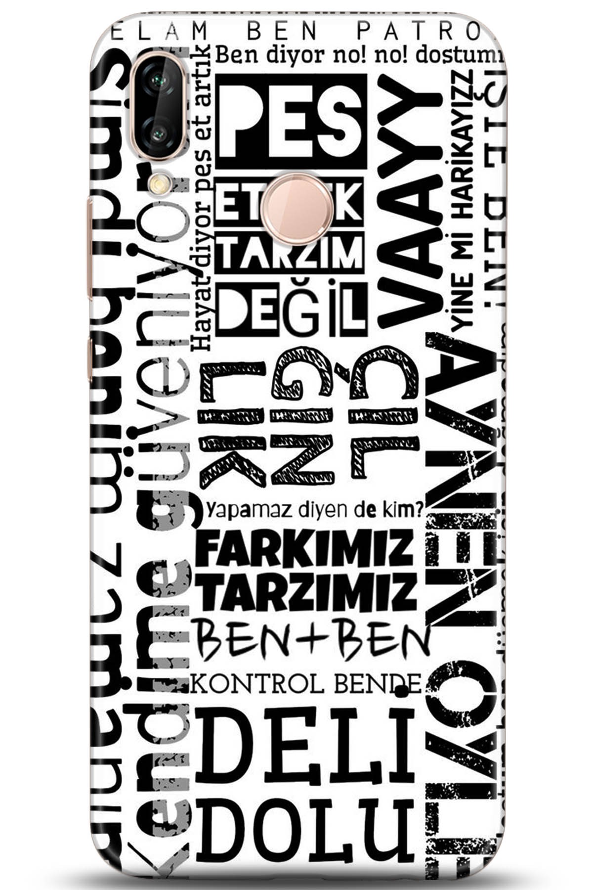 Huawei P20 Lite Uyumlu Kılıf HD Baskılı Kılıf - Followed Institution 5281