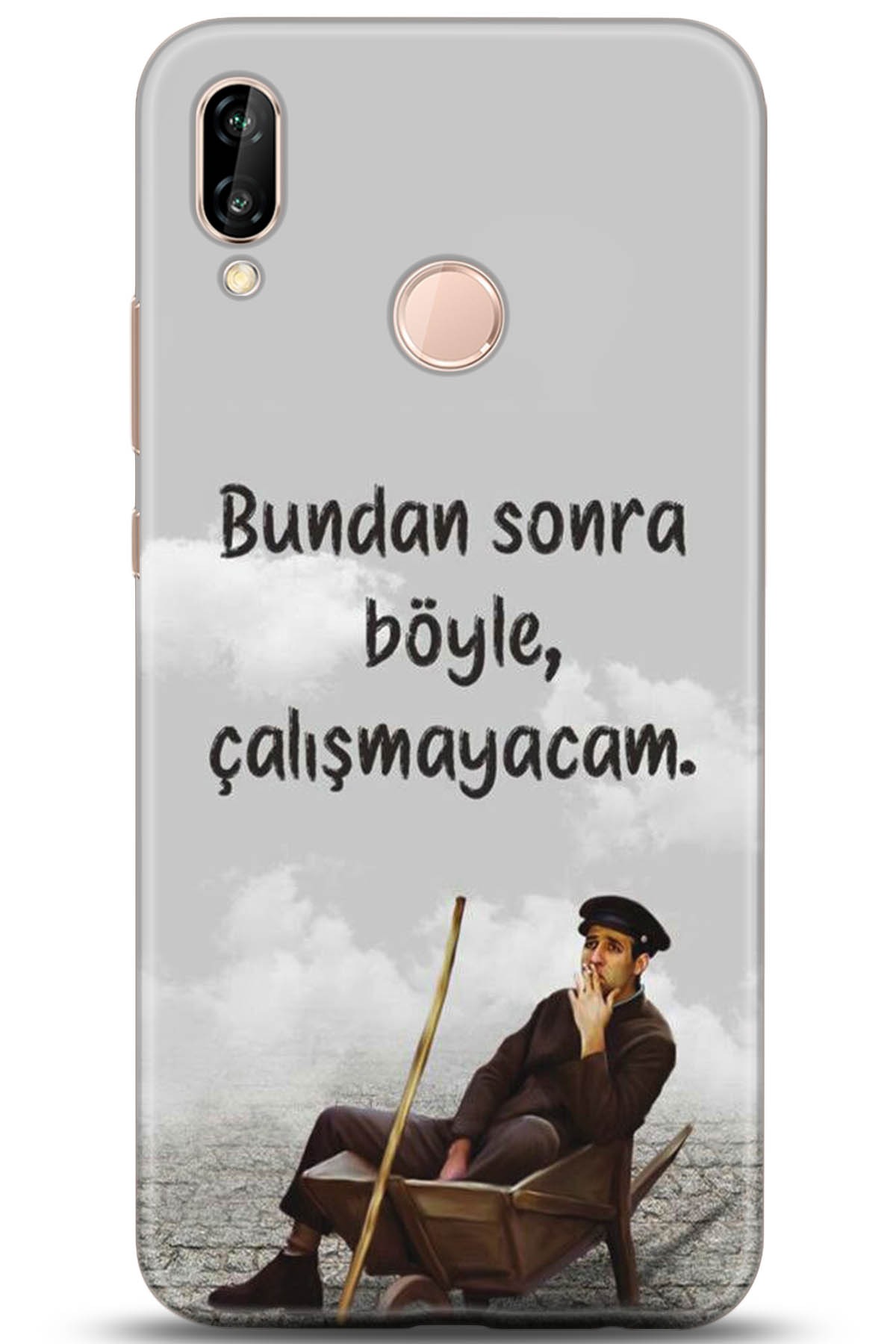 Huawei P20 Lite Uyumlu Kılıf HD Baskılı Kılıf - Followed Institution 5314