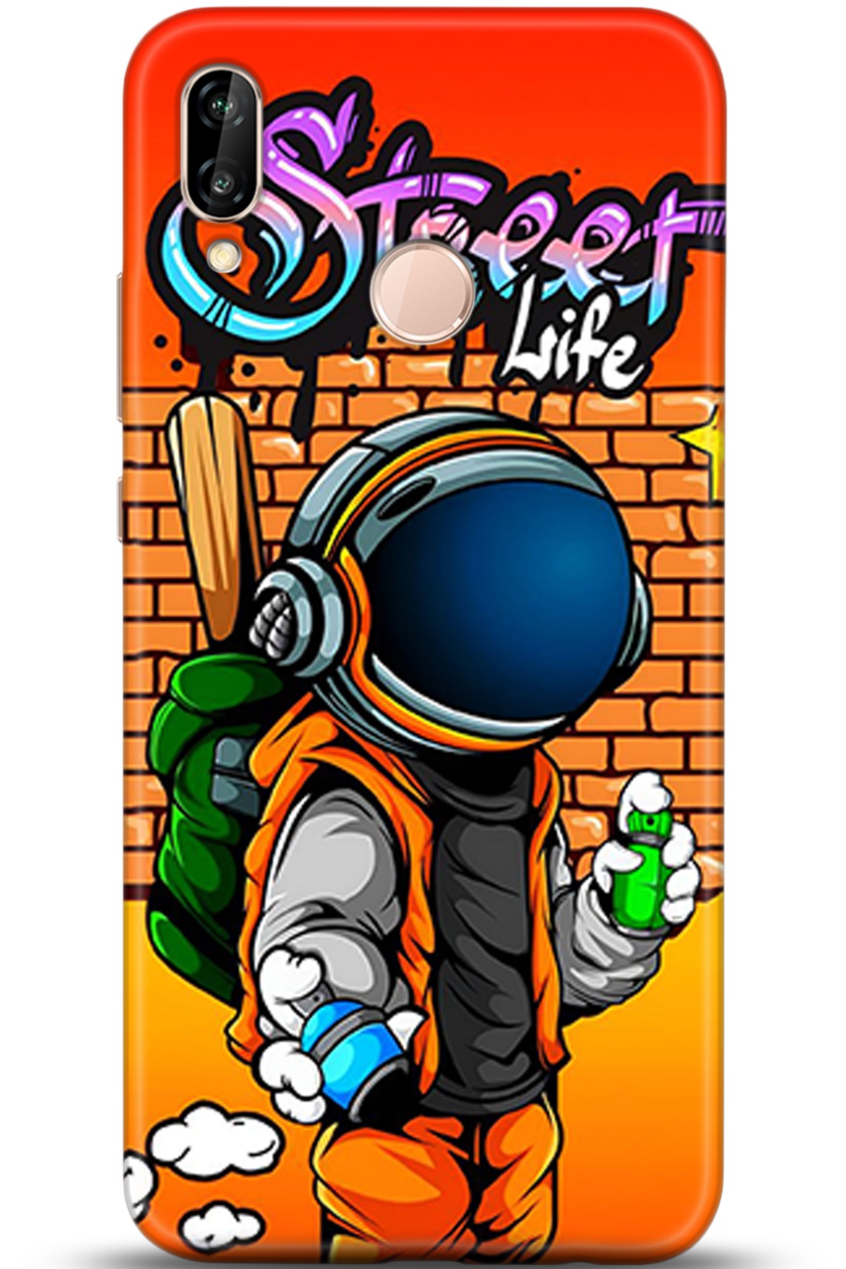 Huawei P20 Lite Uyumlu Kılıf HD Baskılı Kılıf - Followed Institution 5350