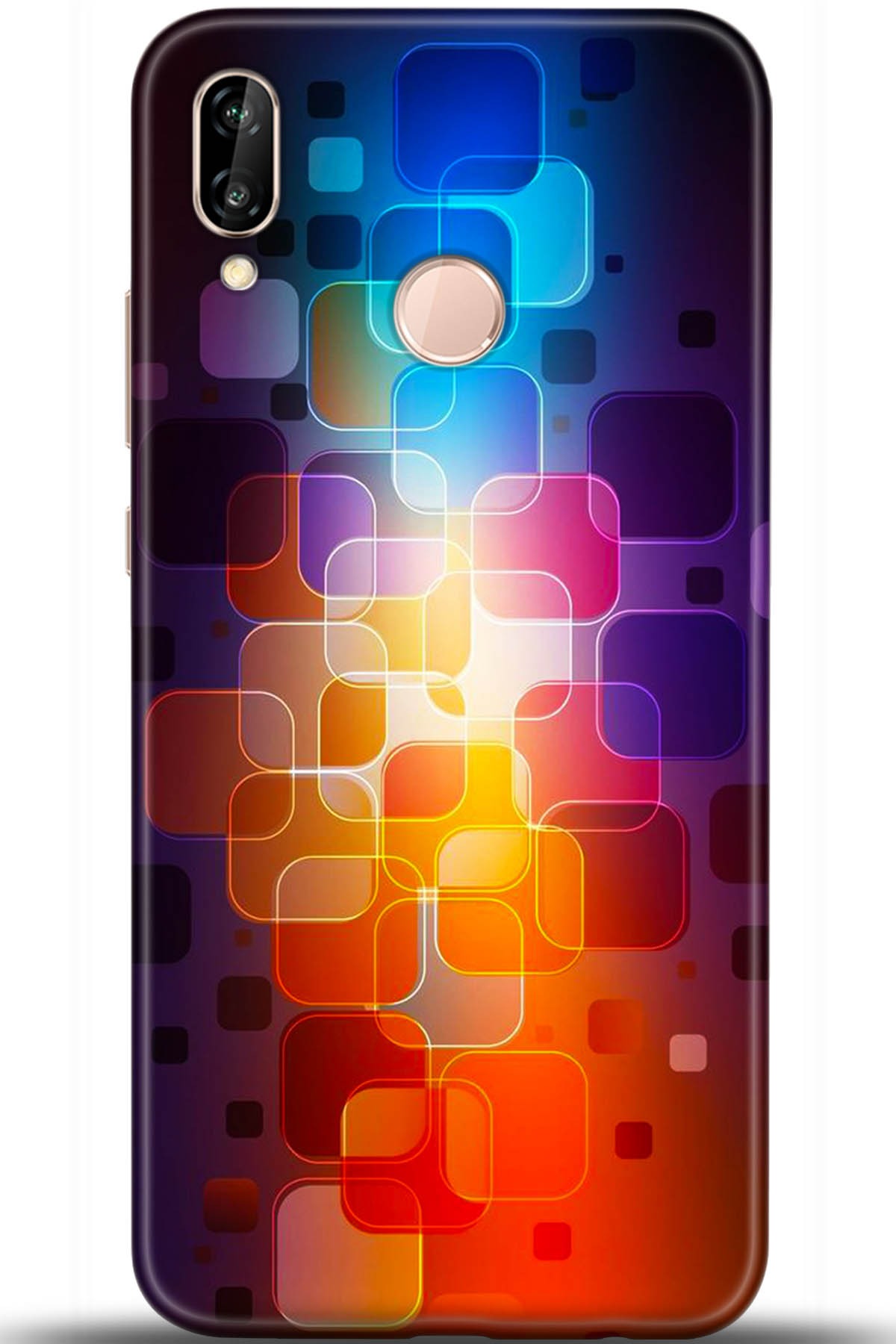 Huawei P20 Lite Uyumlu Kılıf HD Baskılı Kılıf - Followed Institution 5431