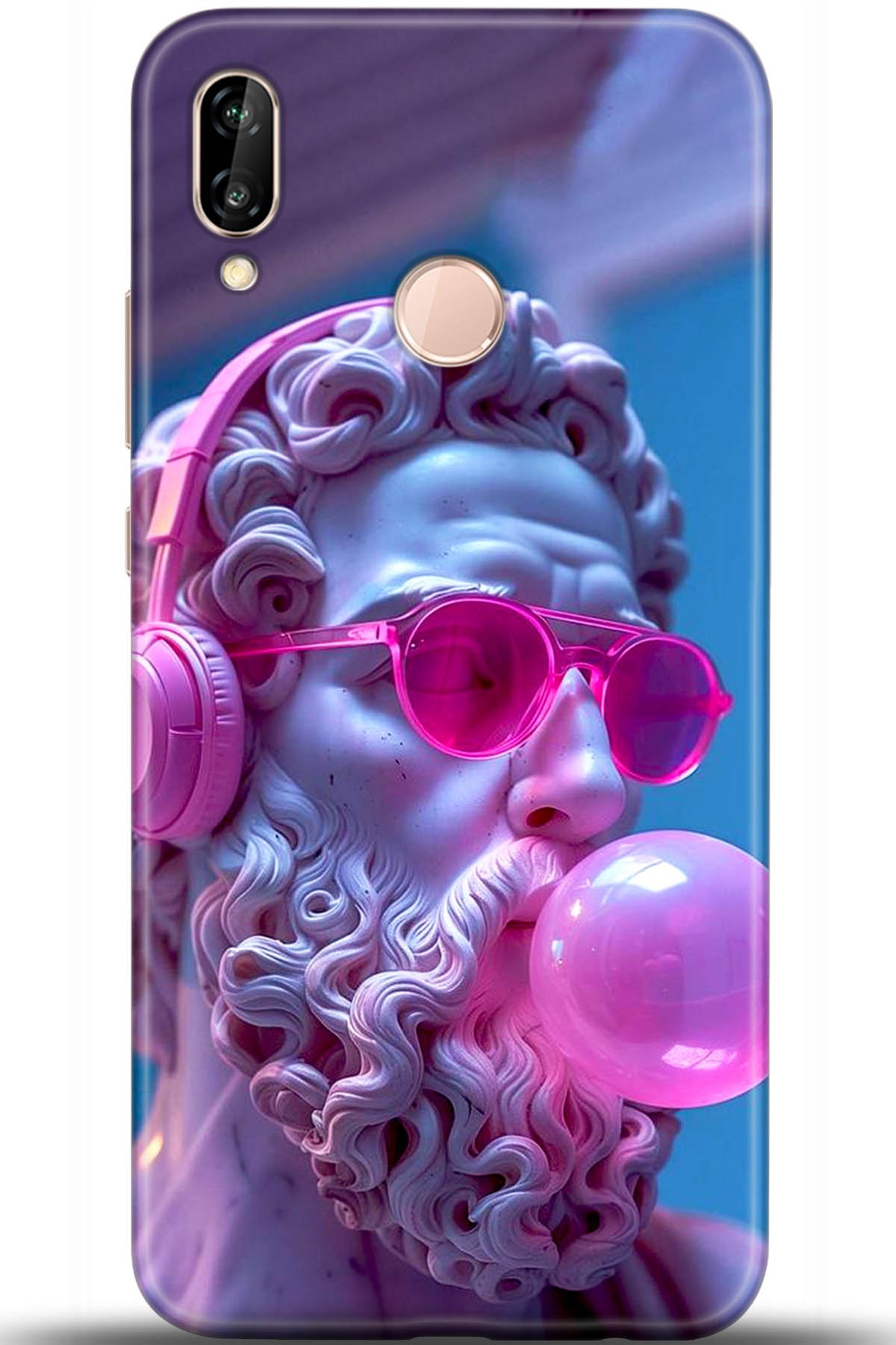 Huawei P20 Lite Uyumlu Kılıf HD Baskılı Kılıf - Followed Institution 5435