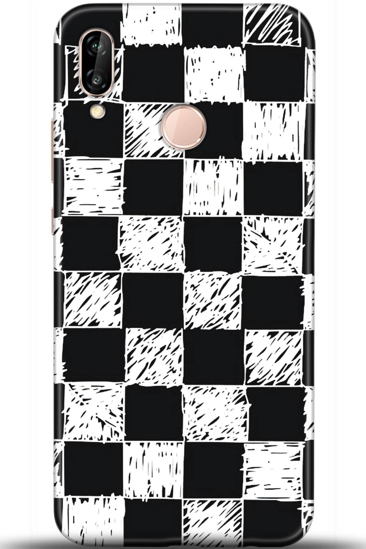 Huawei P20 Lite Uyumlu Kılıf HD Baskılı Kılıf - Followed Institution 5483